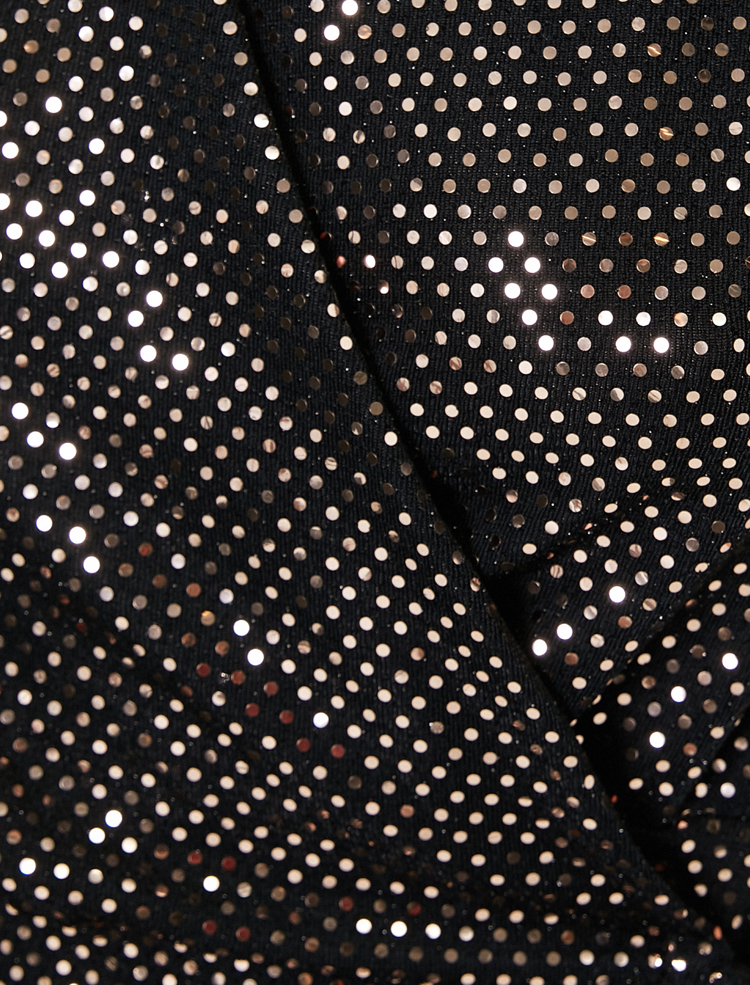   Pul Detaylı Abiye Bluz