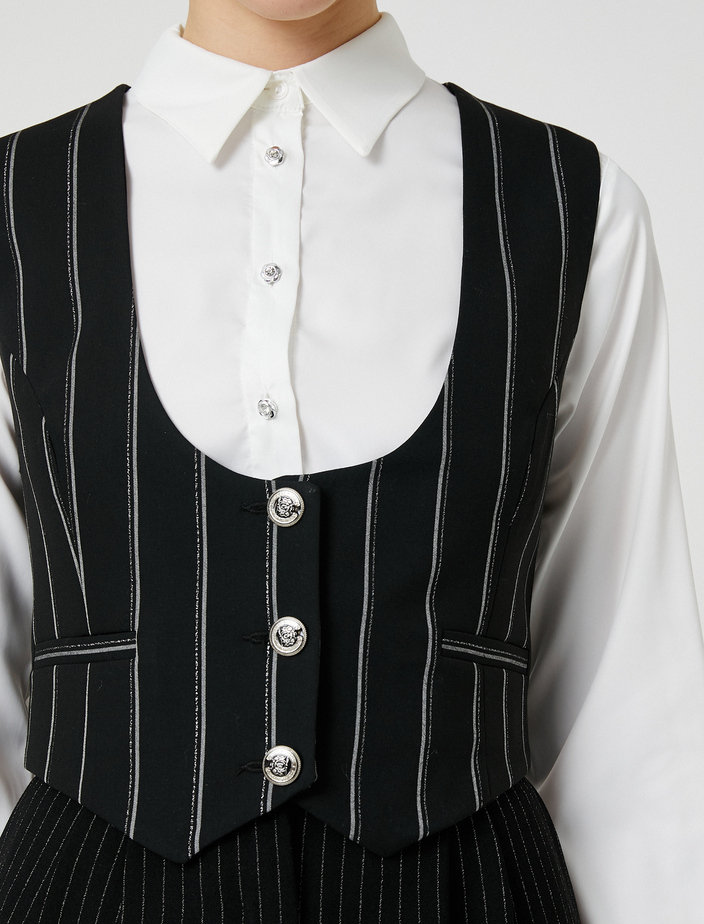   Düğmeli Cepken Yelek