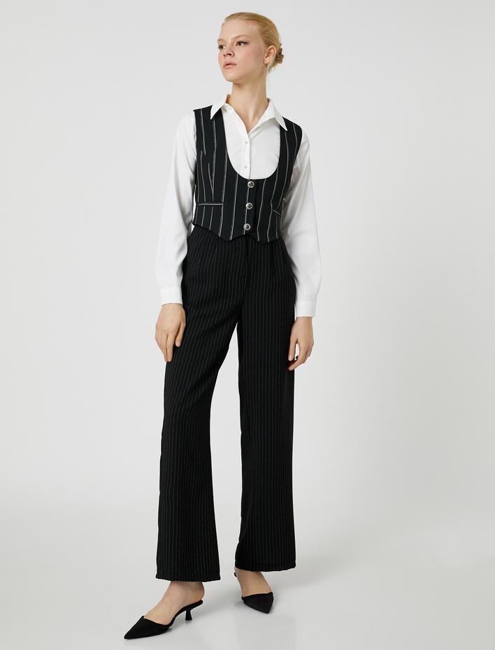  Düğmeli Cepken Yelek