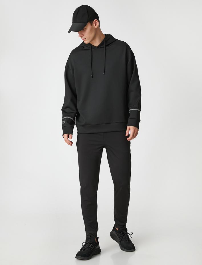  Jogger Spor Eşofman Altı Fermuar Cepli Beli Bağcıklı