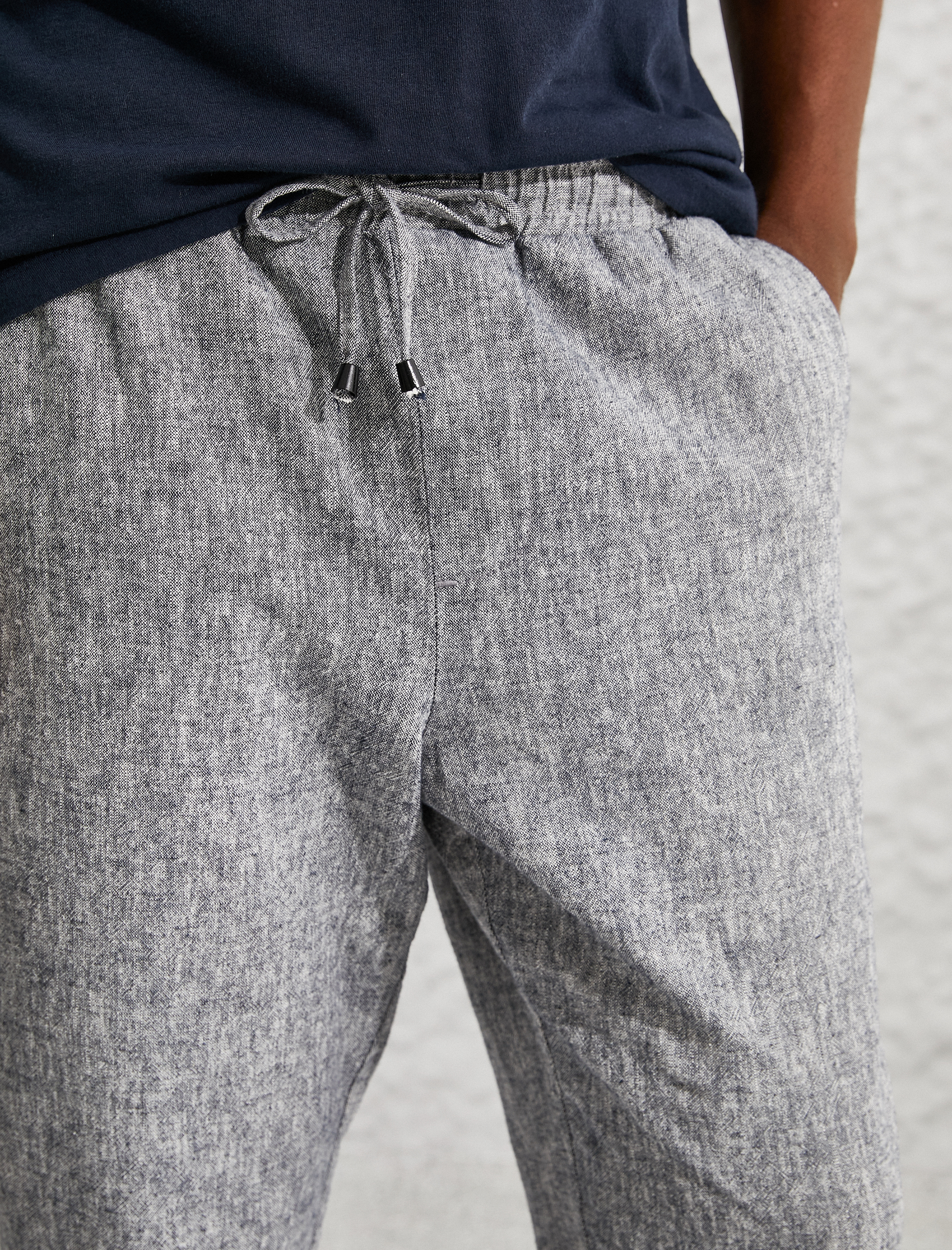   Basic Chino Pantolon Beli Bağcıklı