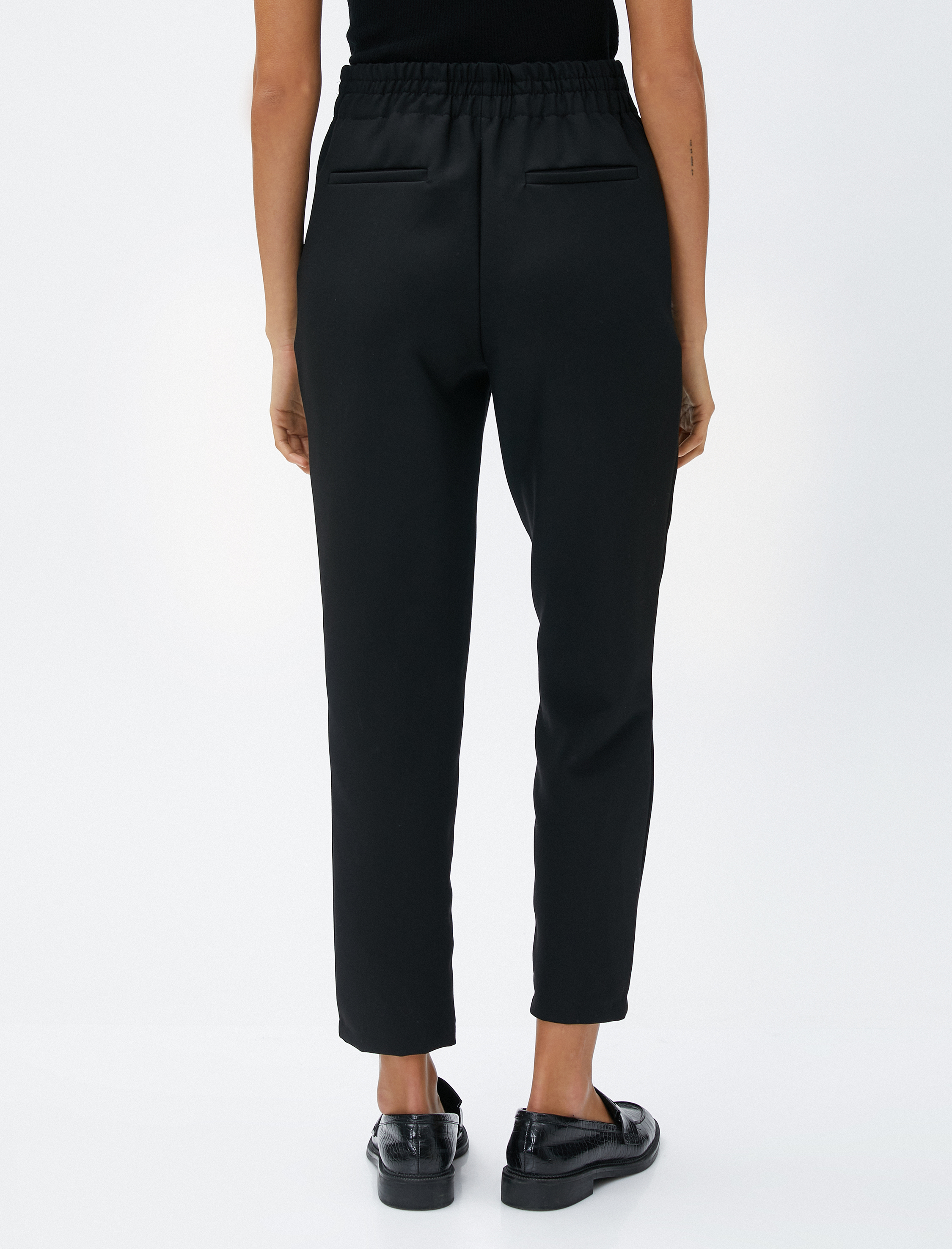   Cigarette Kumaş Pantolon Düğme Detaylı