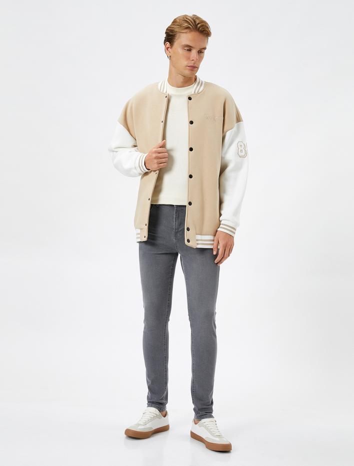  Skinny Fit Kot Pantolon - Michael Jean