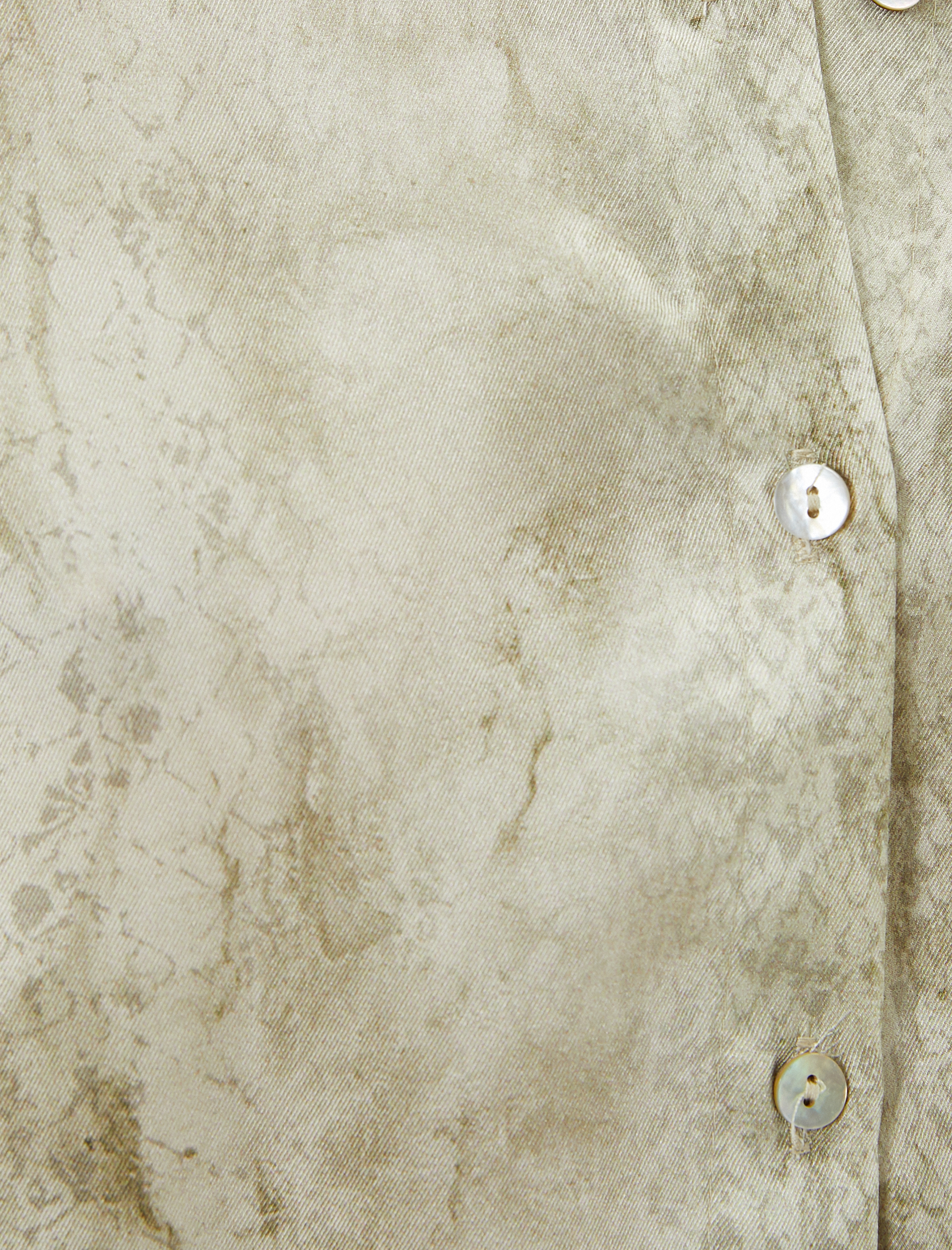   Uzun Kollu Gömlek Yılan Derisi Desenli Düğmeli