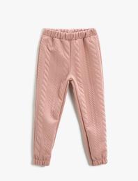 Basic Eşofman Altı Jogger Dokulu