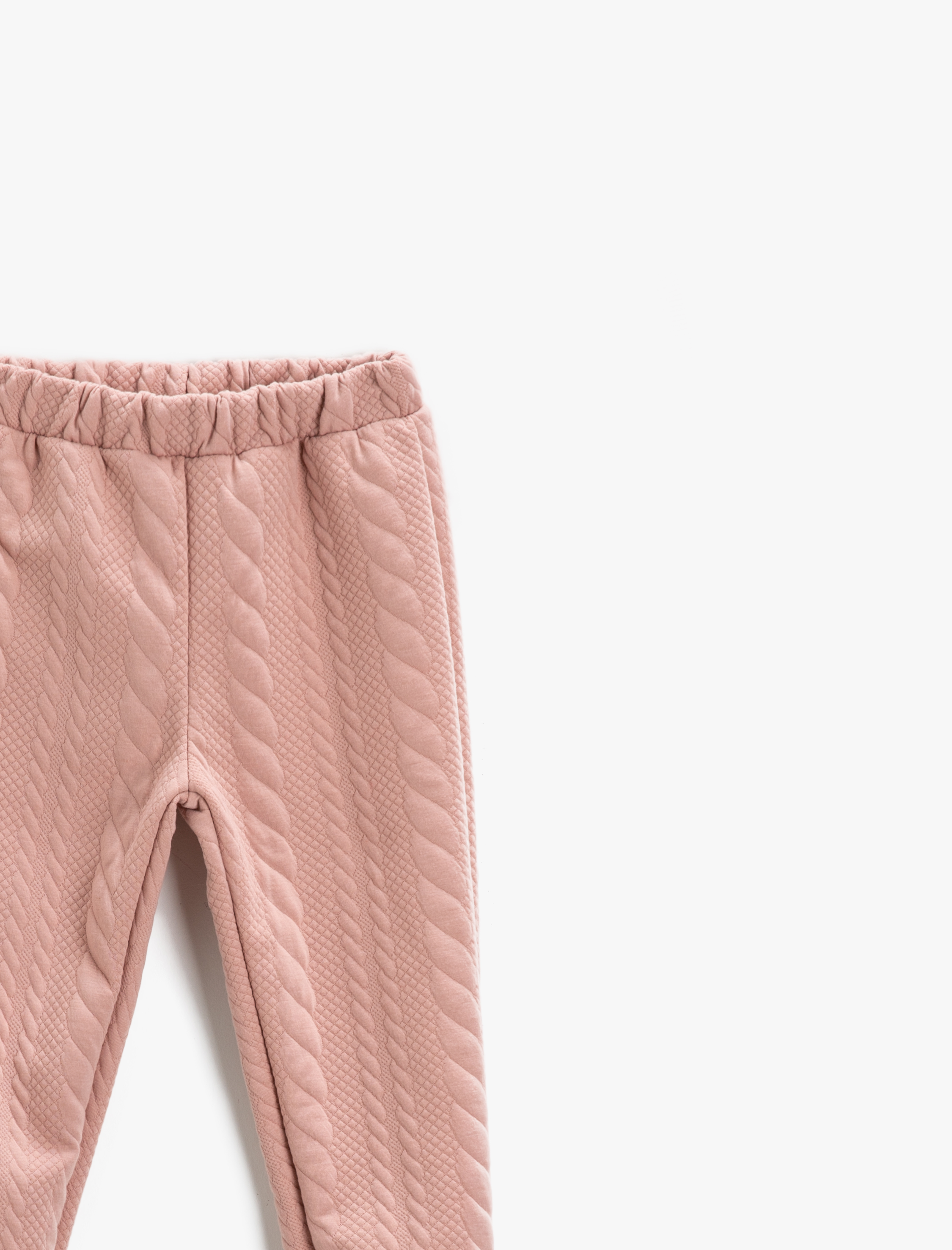  Kız Çocuk Basic Eşofman Altı Jogger Dokulu