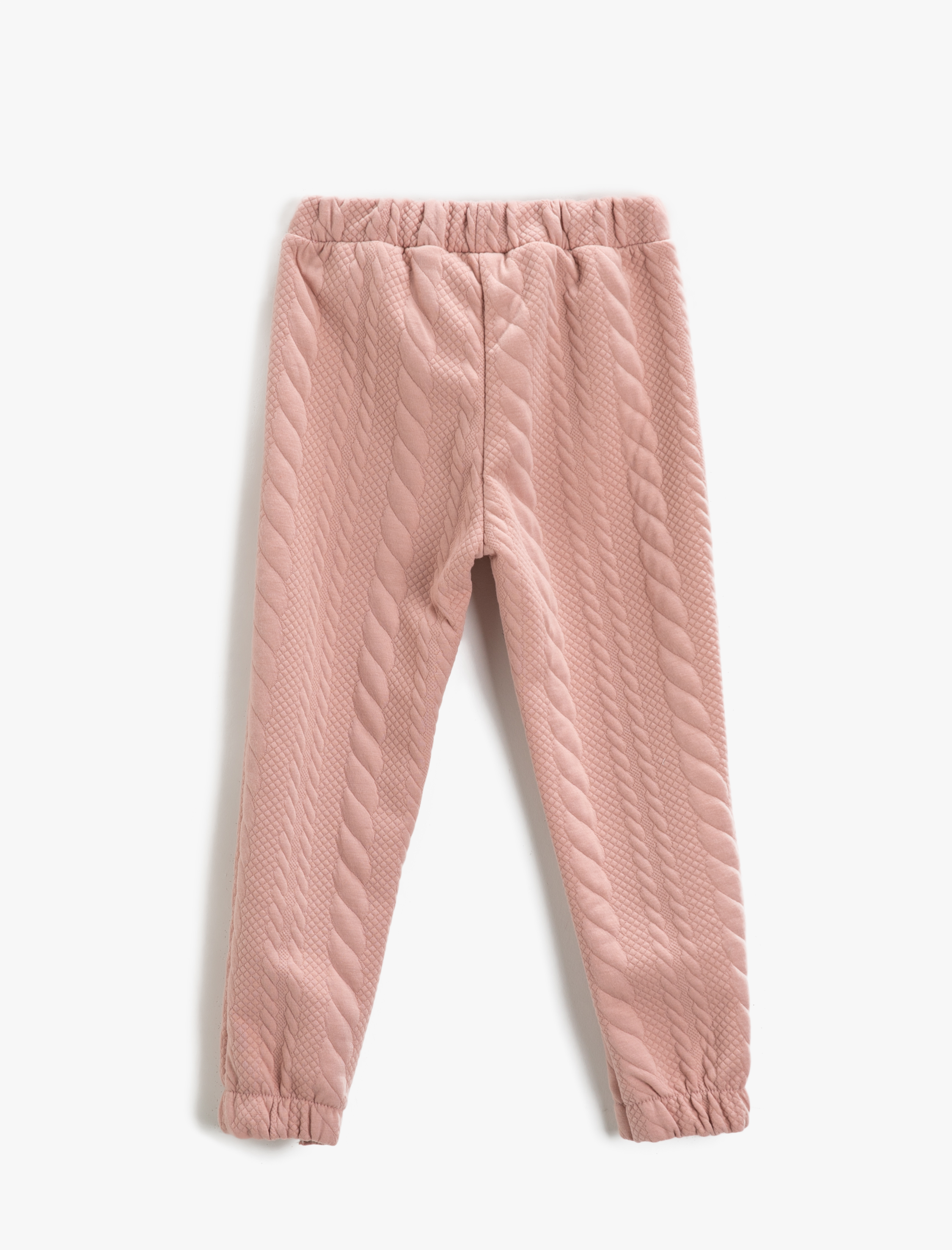  Kız Çocuk Basic Eşofman Altı Jogger Dokulu