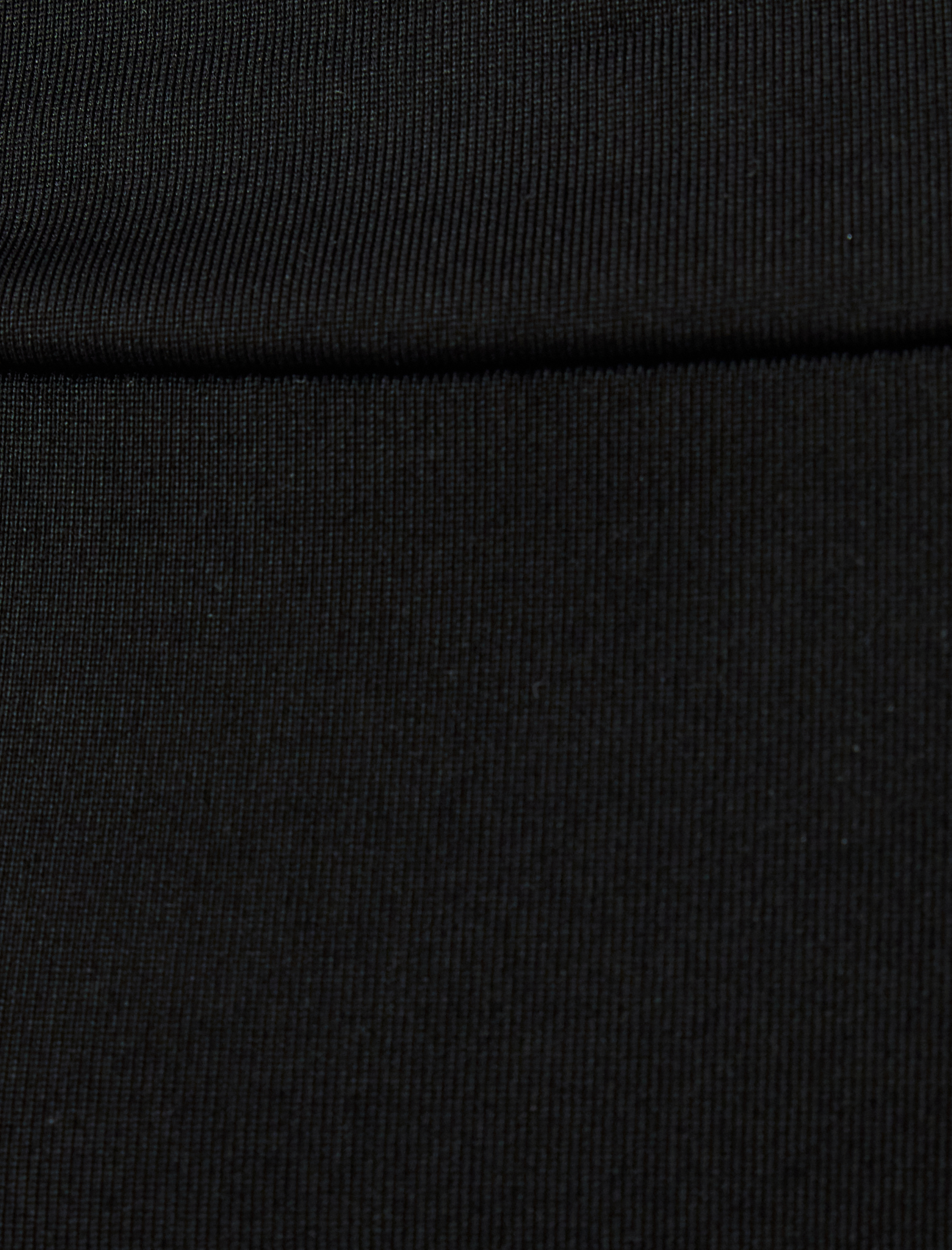   Asimetrik Yaka Bluz Uzun Kollu Slim Fit