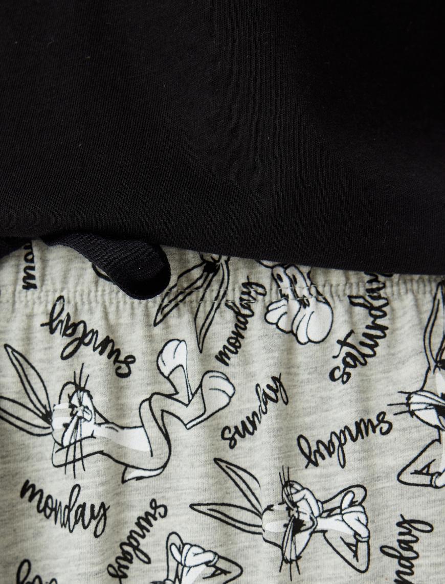   Bugs Bunny Pijama Takımı Lisanslı 2'li Pamuklu