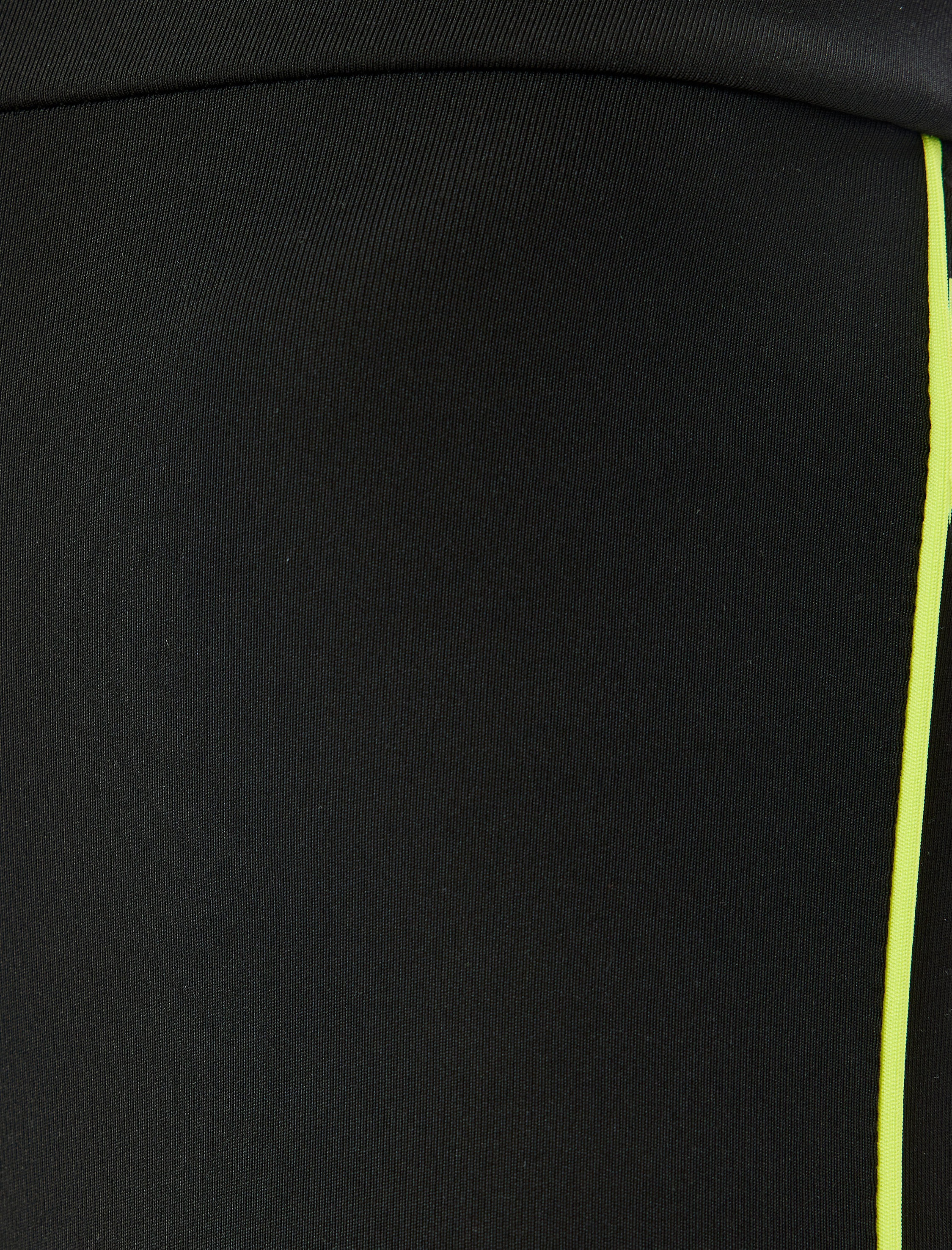   Spor Tayt Slogan Baskılı Biyeli Yüksek Bel Slim Fit İnterlok