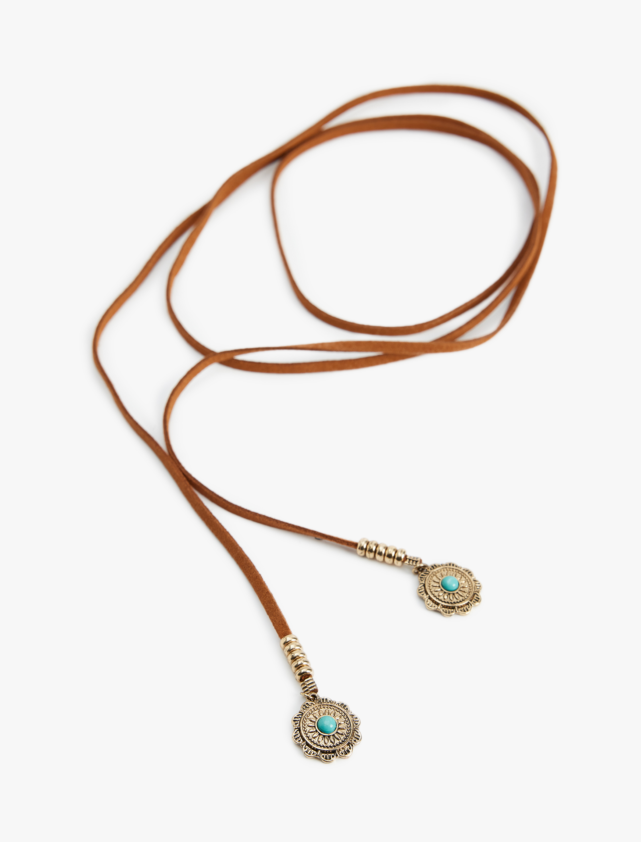  Kadın Uzun Choker Kolye Aksesuar Detaylı - Koton X Zeynep Bastık