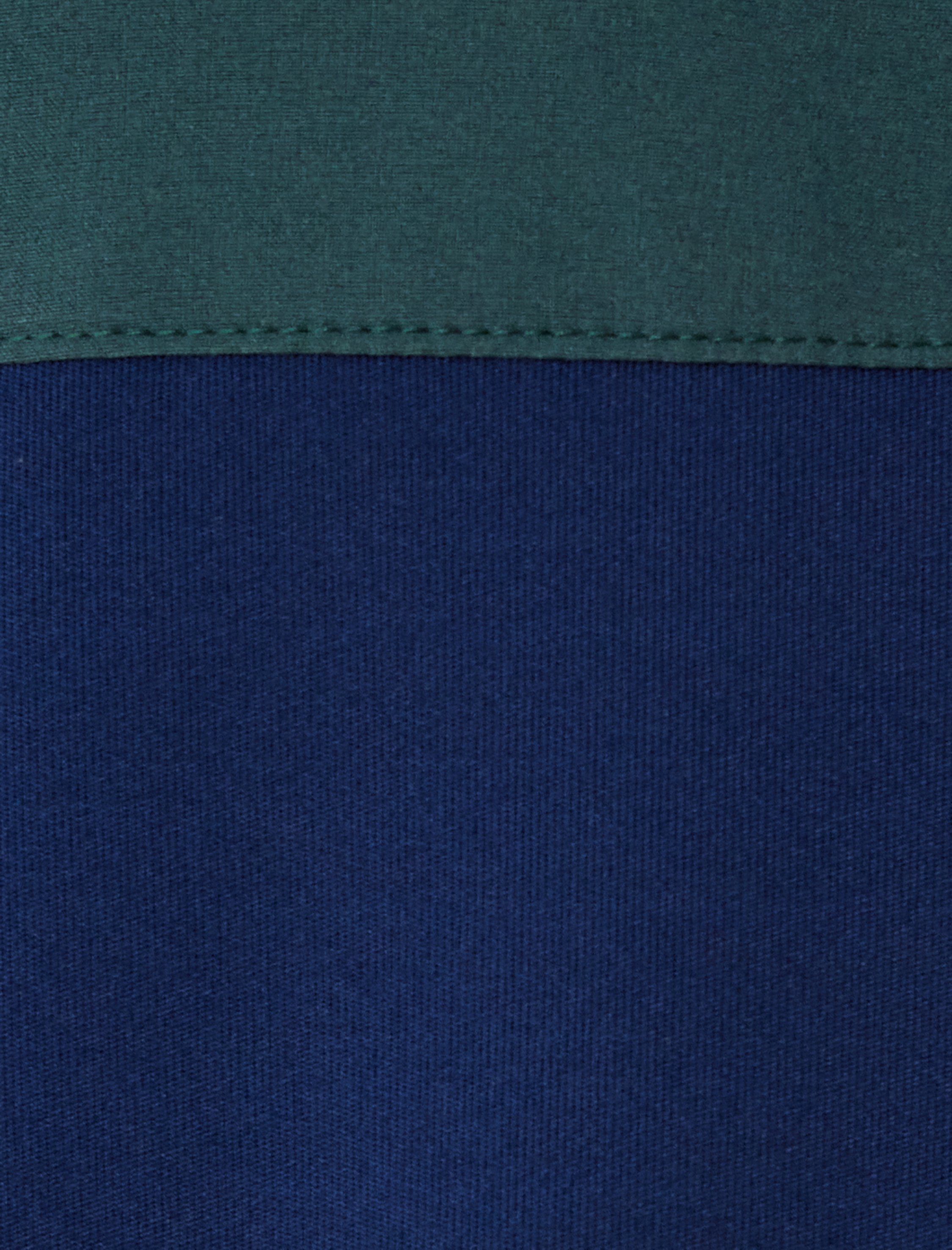 Spor Sweatshirt Dik Yaka Yarım Fermuarlı Arkası Baskılı Renk Kontrastlı İnterlok Kumaş