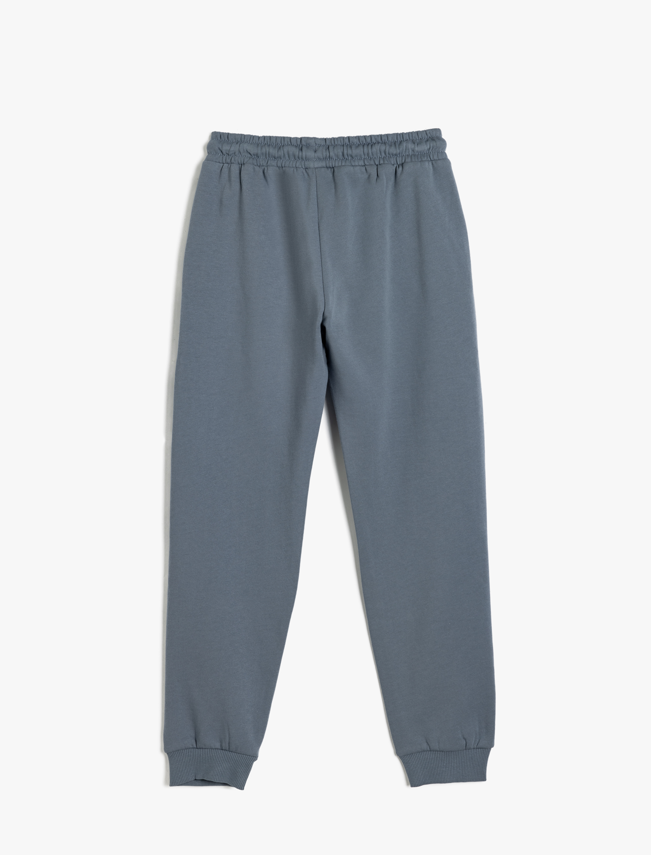 Erkek Çocuk Eşofman Altı Beli Bağlamalı Şehir Baskılı Cep Detaylı Pamuklu Şardonlu