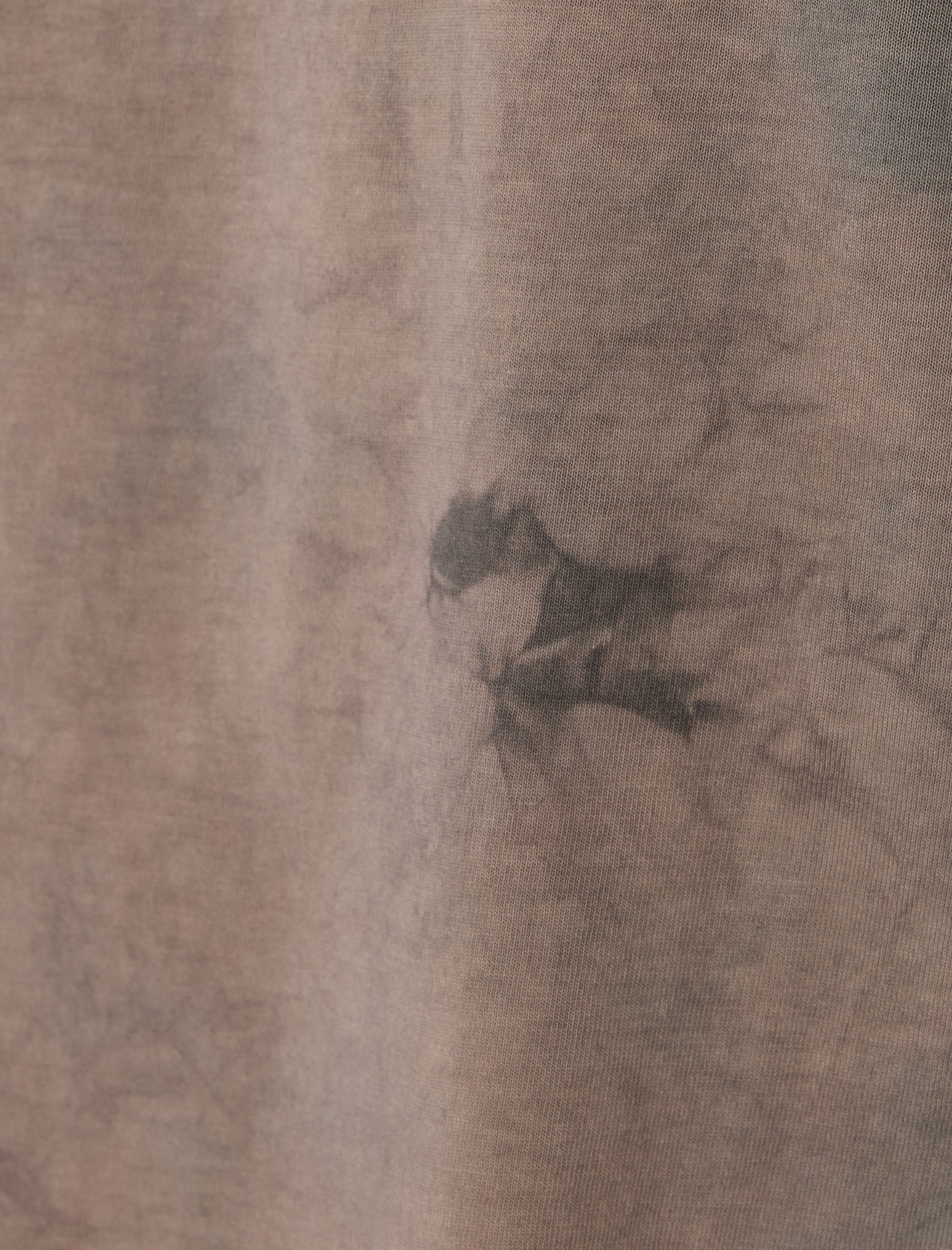 Oversize Tişört Batik Desenli Kısa Kollu Bisiklet Yaka Pamuklu