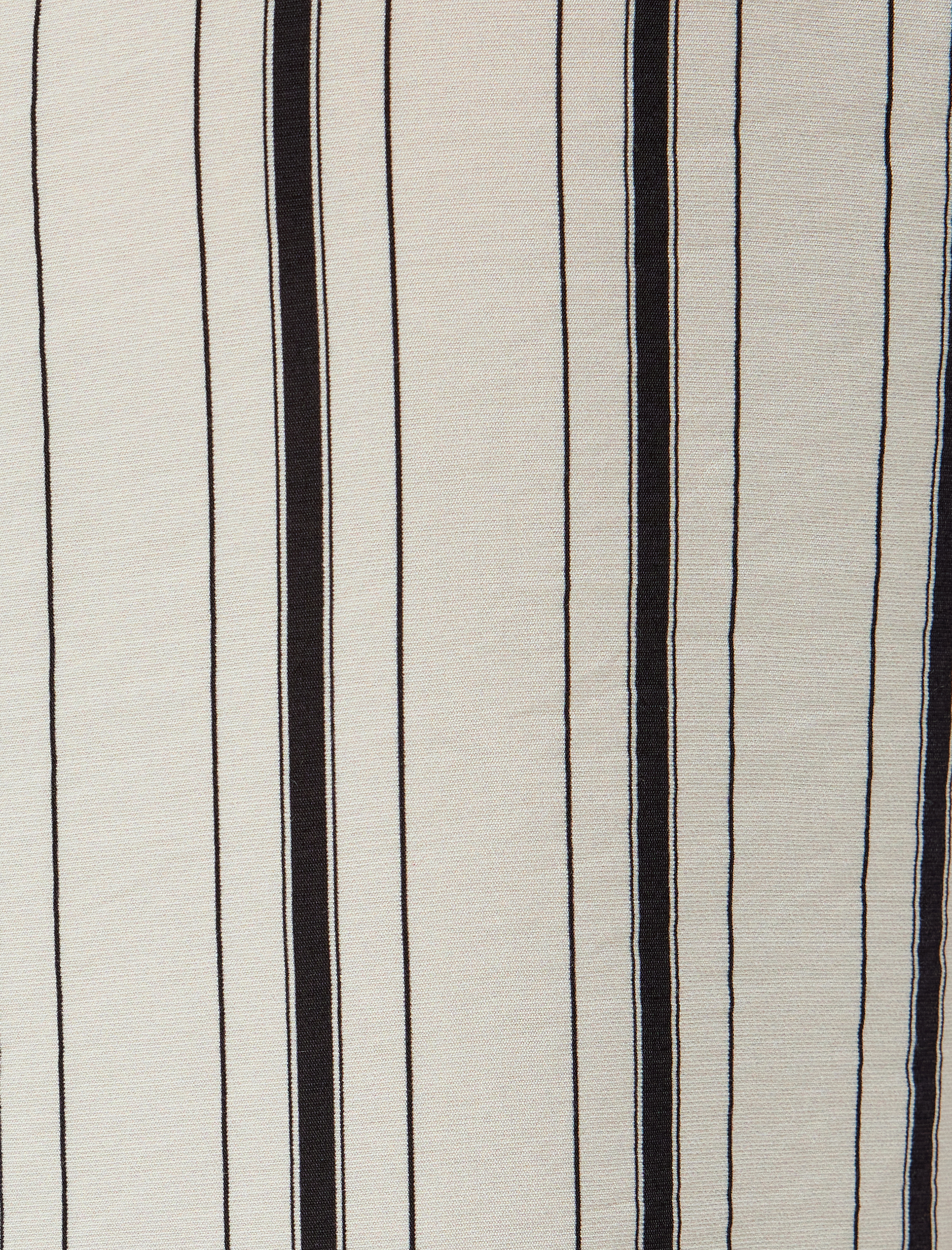   Viskon Çizgili Kısa Kollu Gömlek Regular Fit