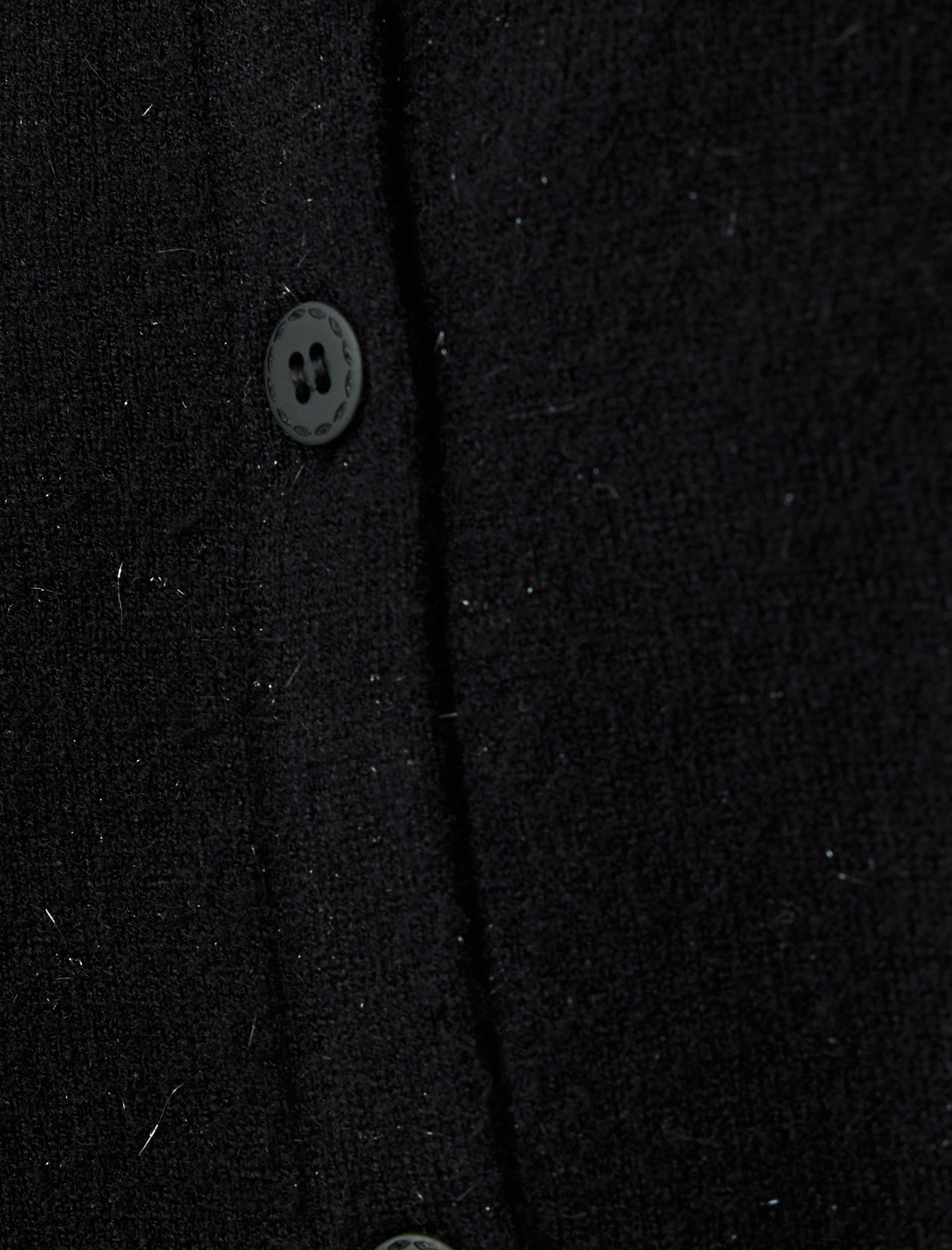 Triko Hırka Uzun Kollu Yuvarlak Yaka Düğmeli