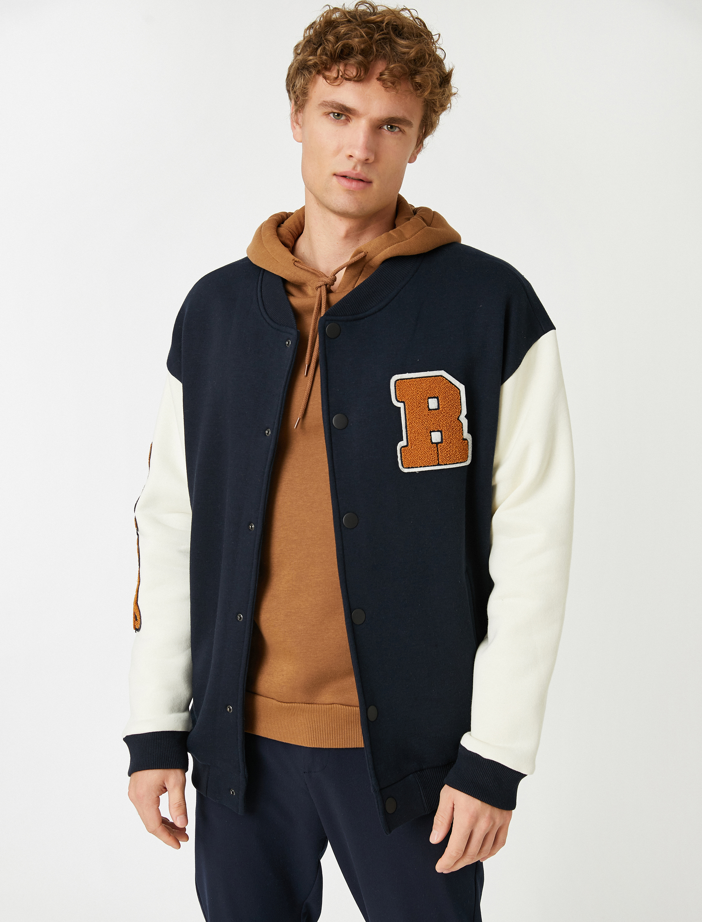 Baskılı Kolej Ceket