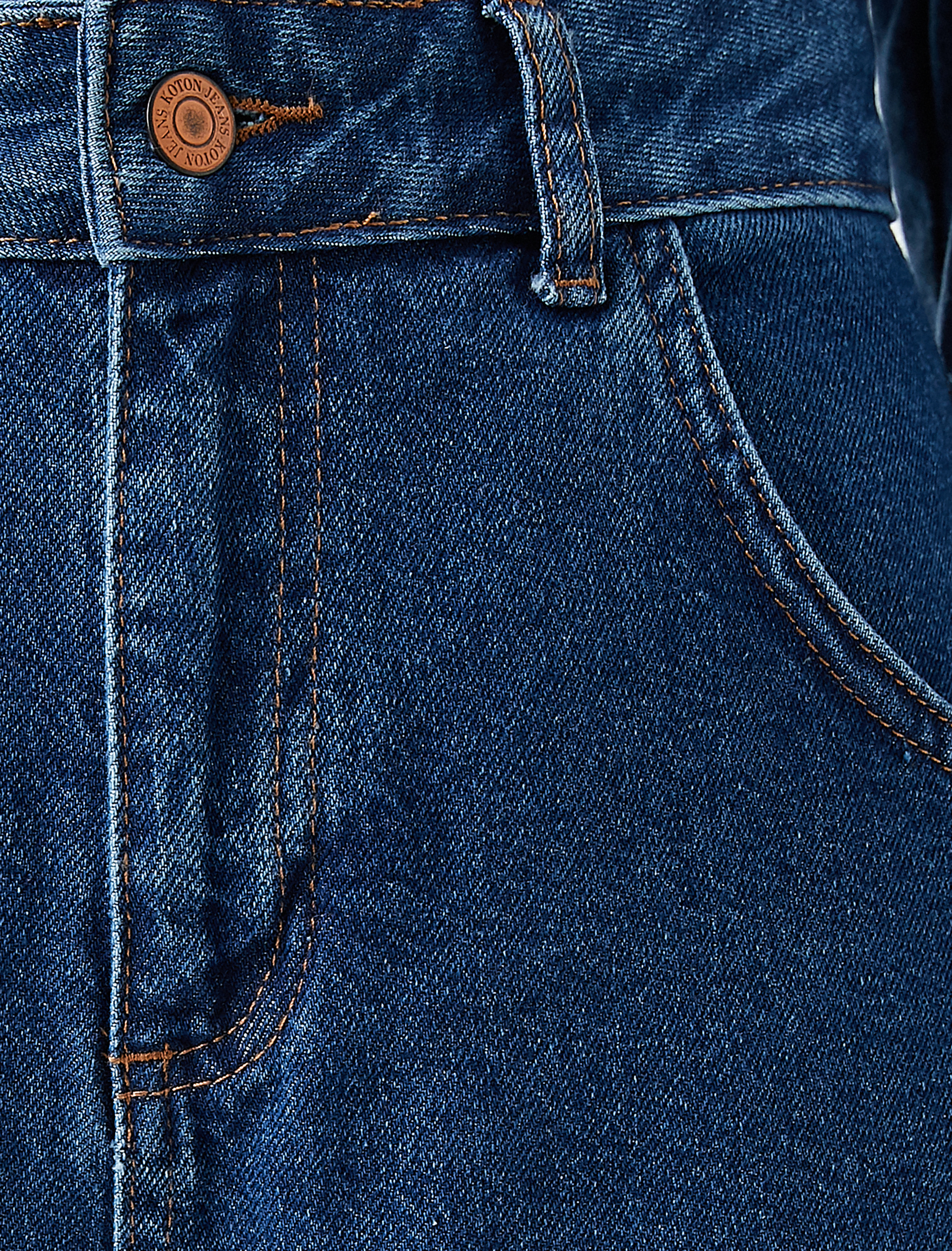   Kargo Cepli Geniş Paça Kot Pantolon - Bianca Jean