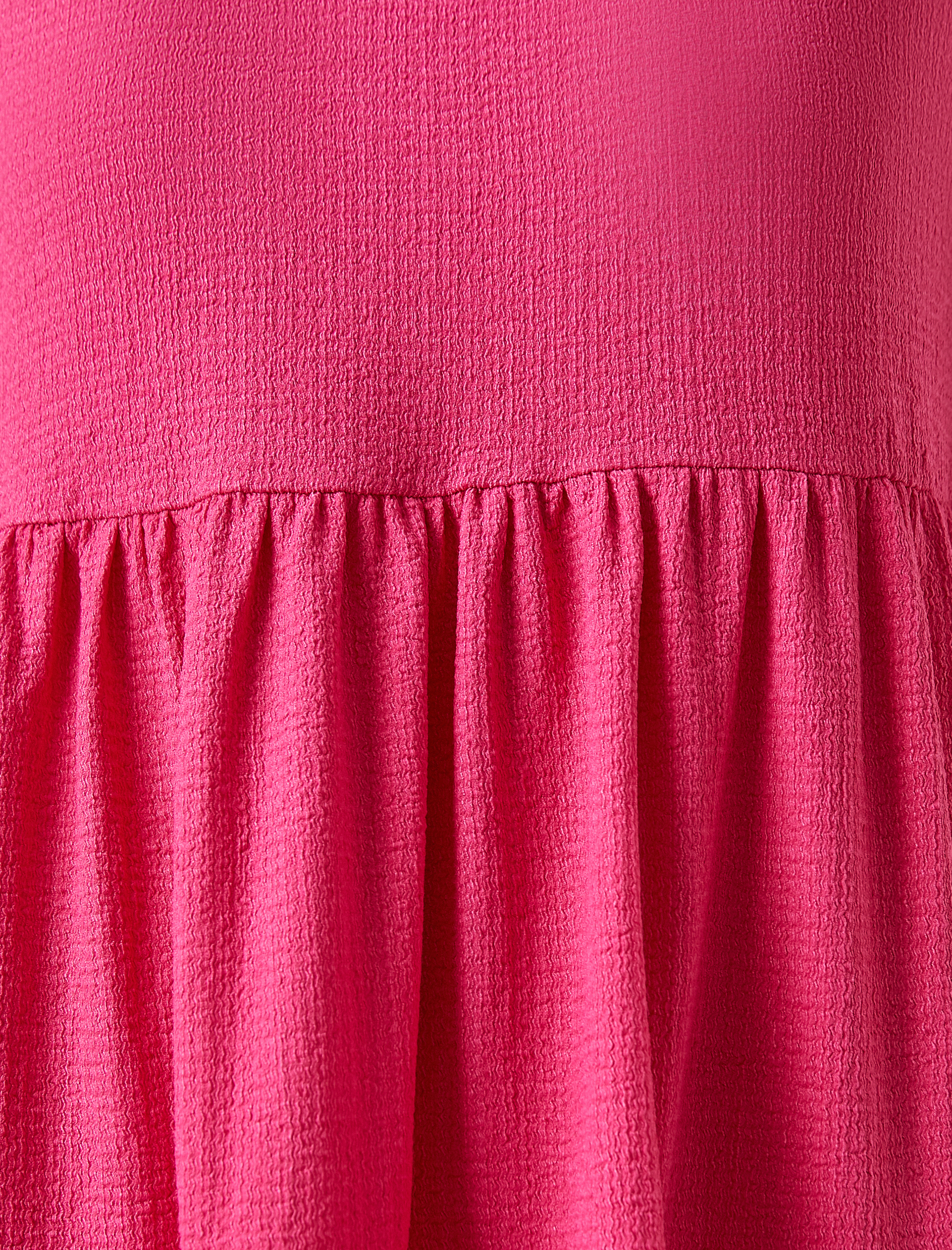   Fırfırlı Elbise Kısa Kollu