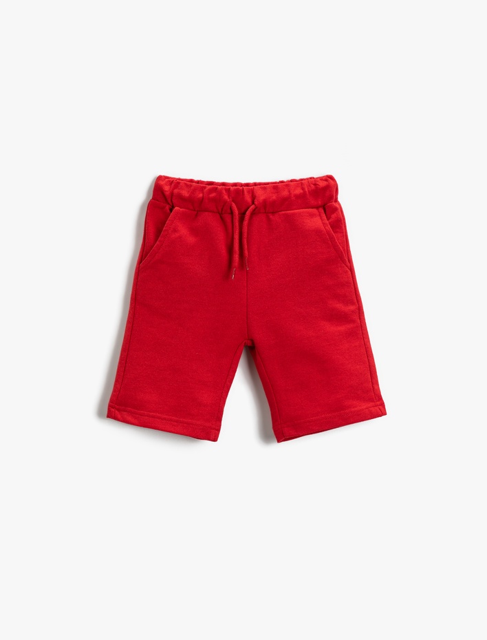 Erkek Çocuk Basic Şort Beli Bağcıklı Cepli