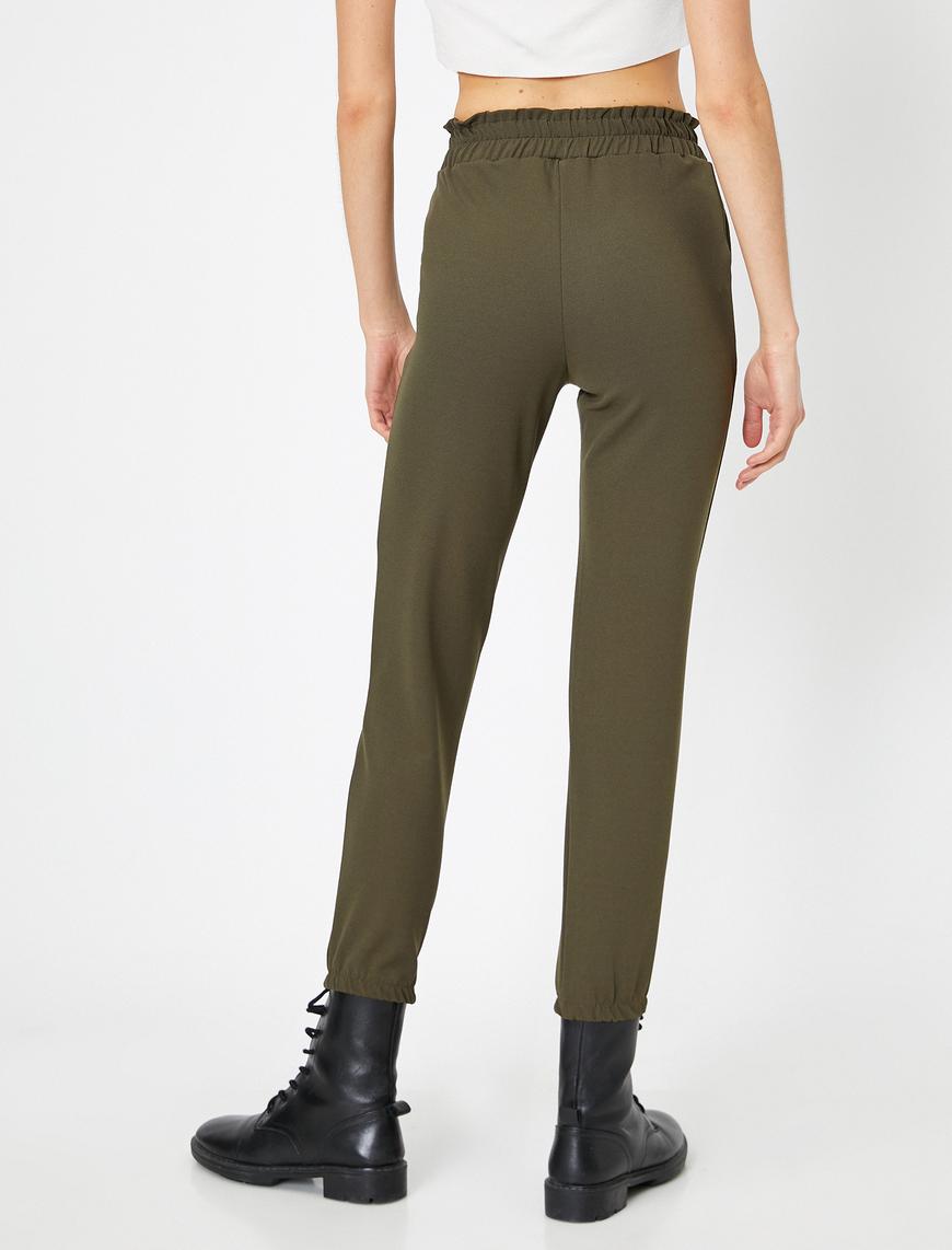   Beli Bağlamalı Pantolon