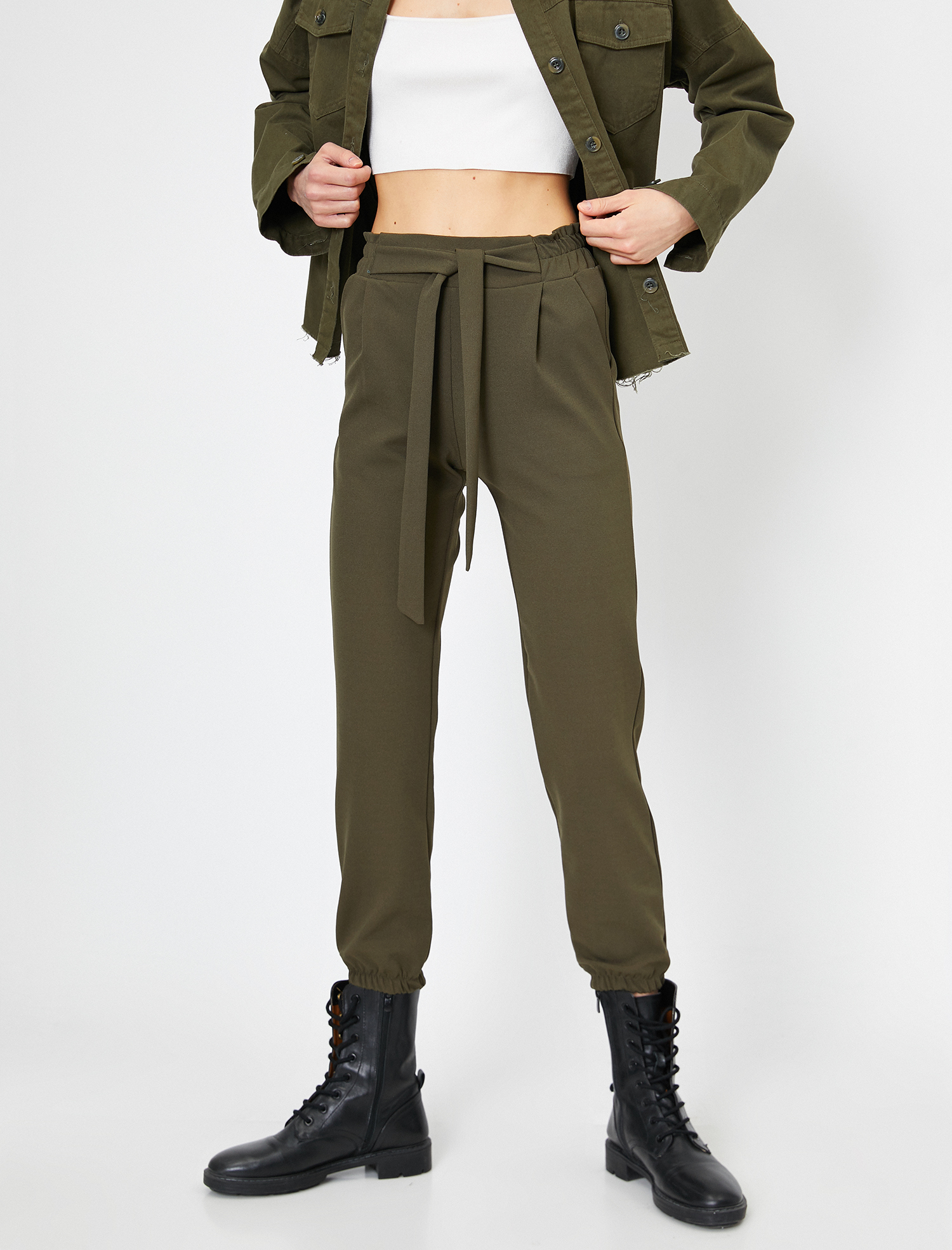 Beli Bağlamalı Pantolon