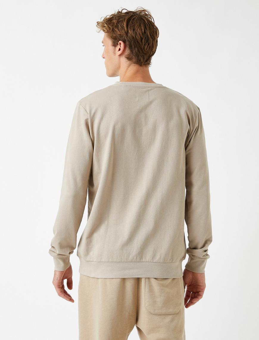   Bisiklet Yaka Sweatshirt