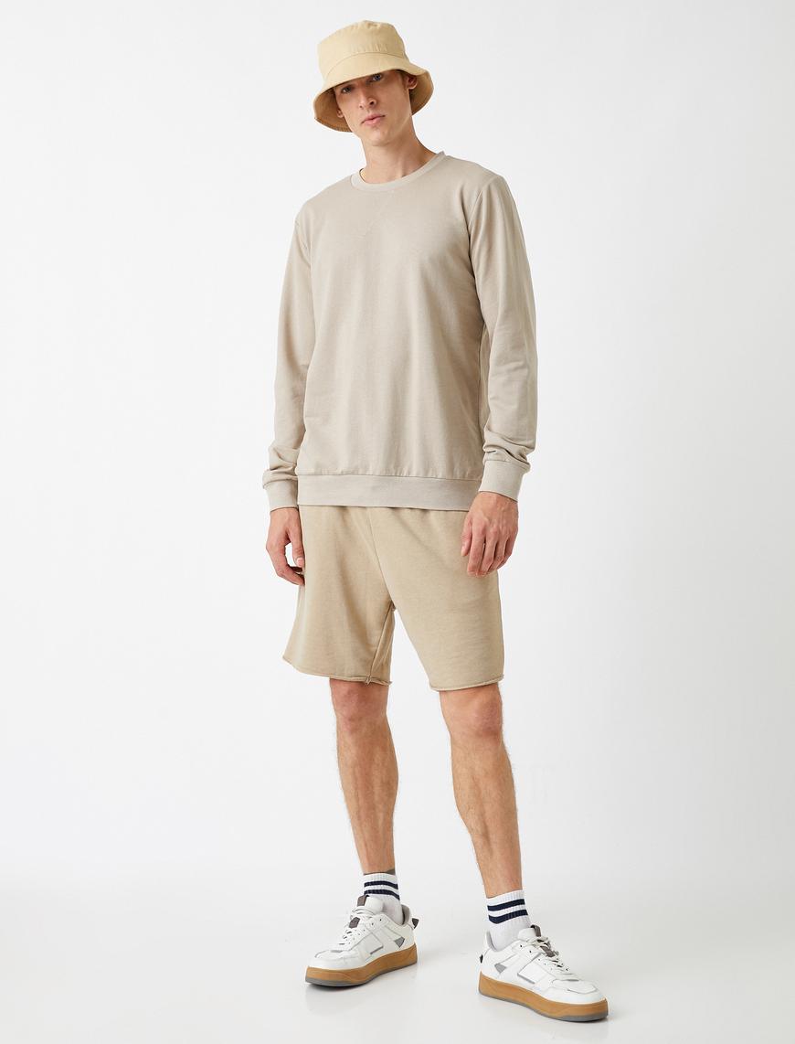   Bisiklet Yaka Sweatshirt