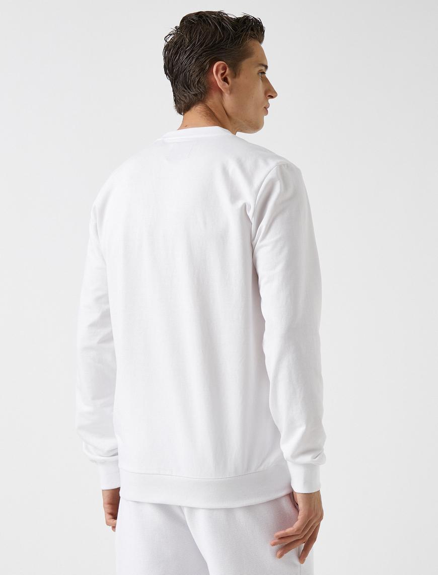   Bisiklet Yaka Sweatshirt