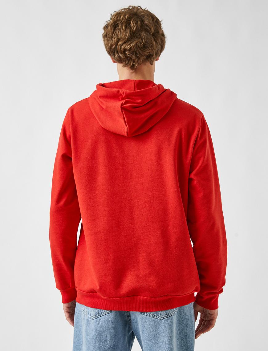   Basic Kapüşonlu Sweatshirt