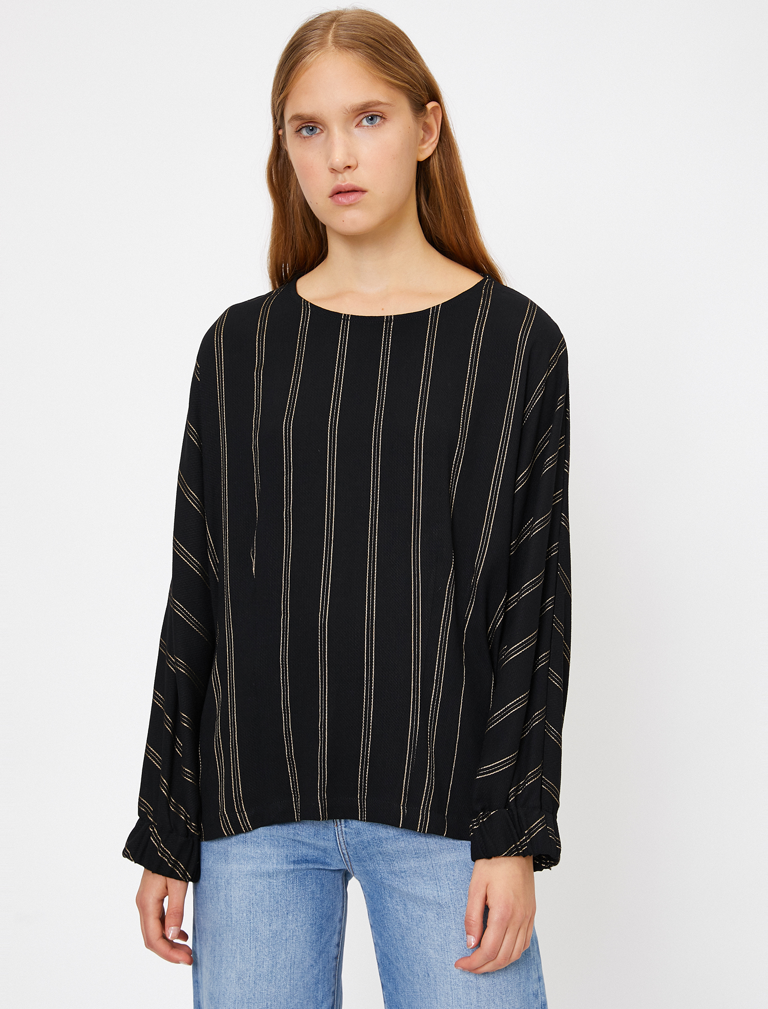   Çizgili Bluz