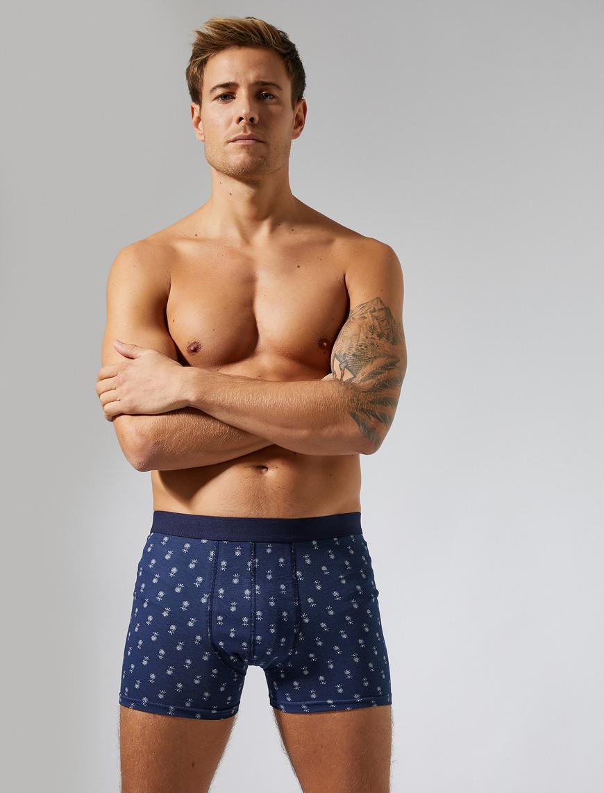   Pamuklu 3'lü Boxer Seti