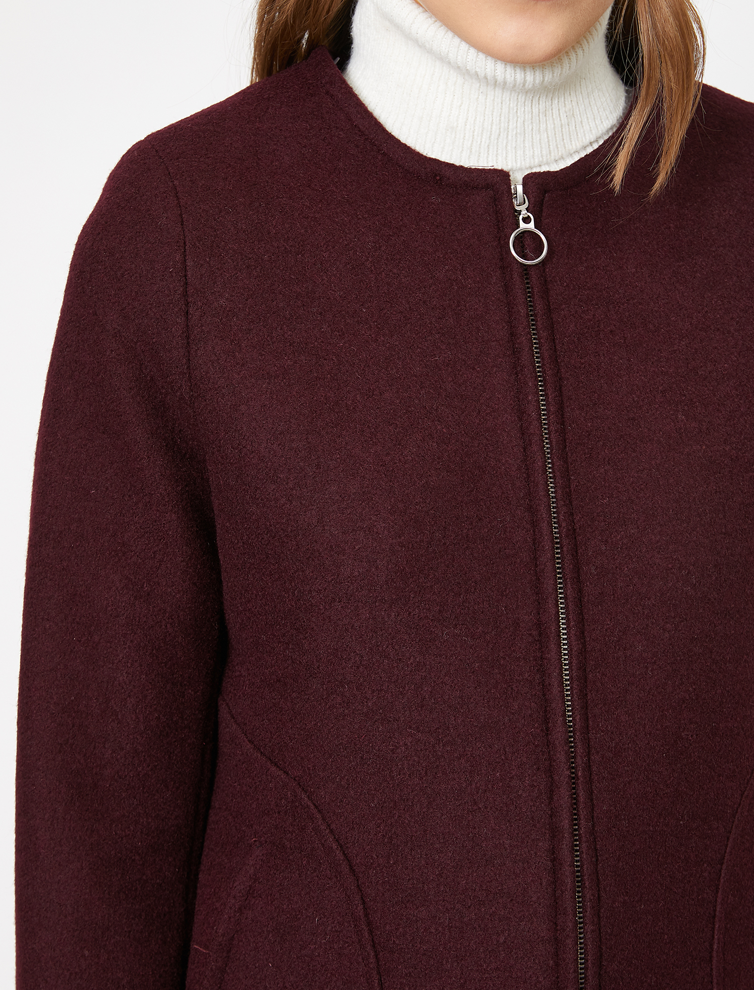   Suni Kürk Detaylı Kaban