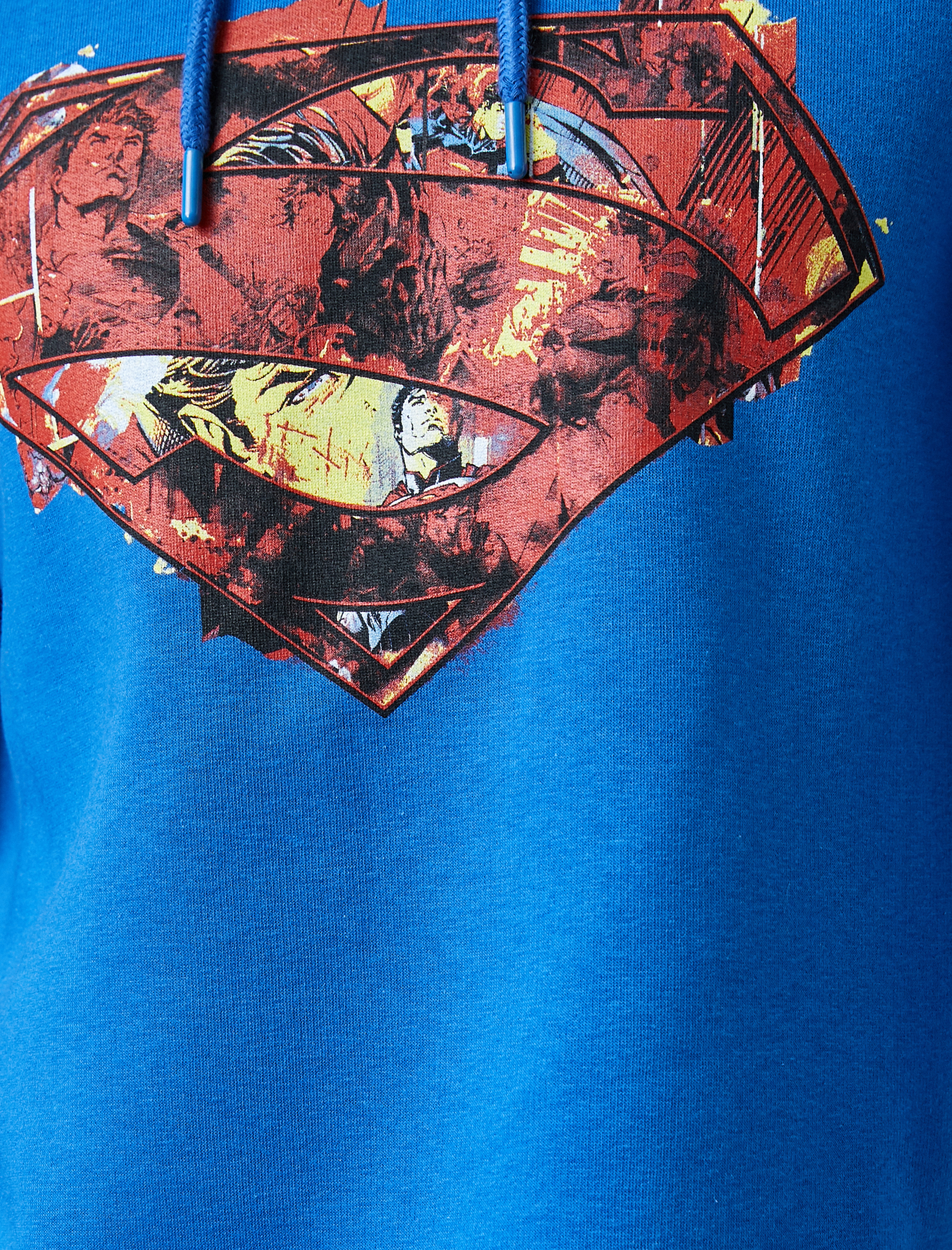   Superman Kapşonlu Sweatshirt Lisanslı Baskılı
