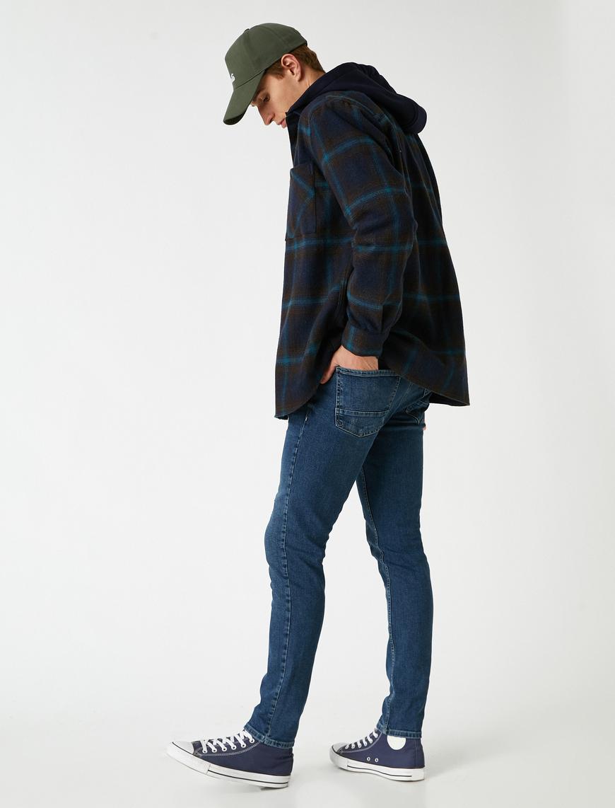   Skinny Fit Kot Pantolon - Michael Jean
