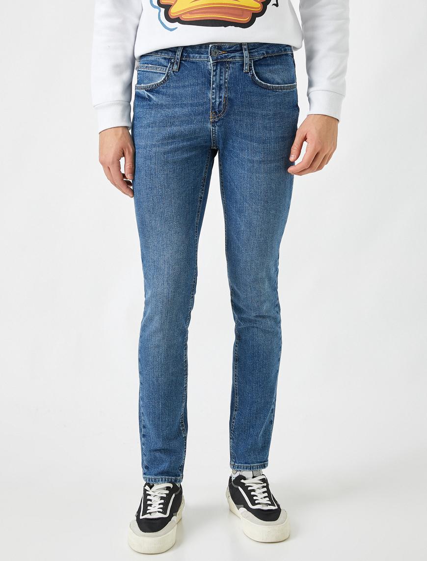   Skinny Fit Kot Pantolon - Michael Jean