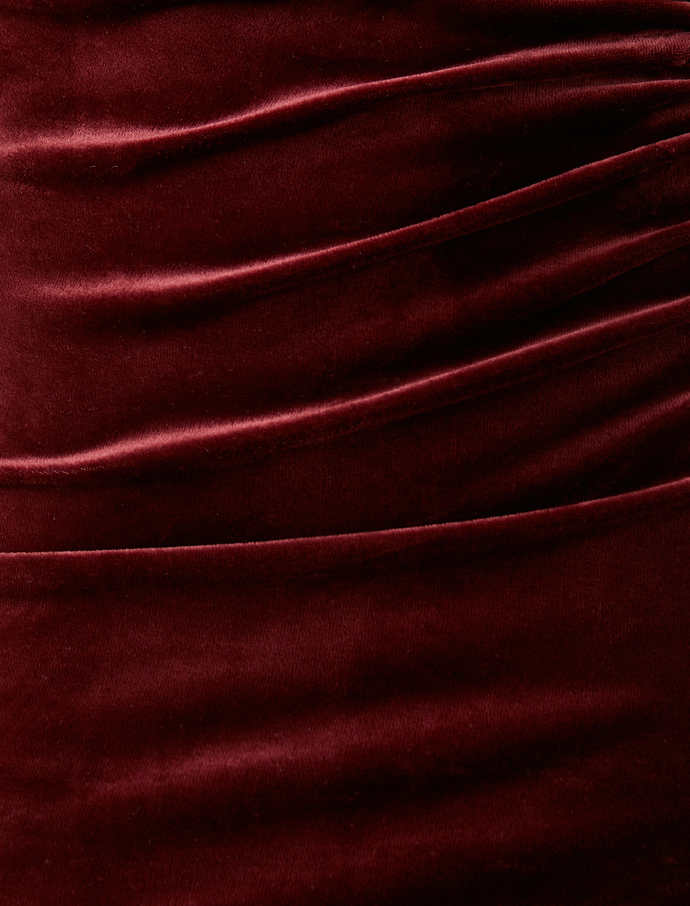   Tek Omuz Büzgülü Mini Elbise