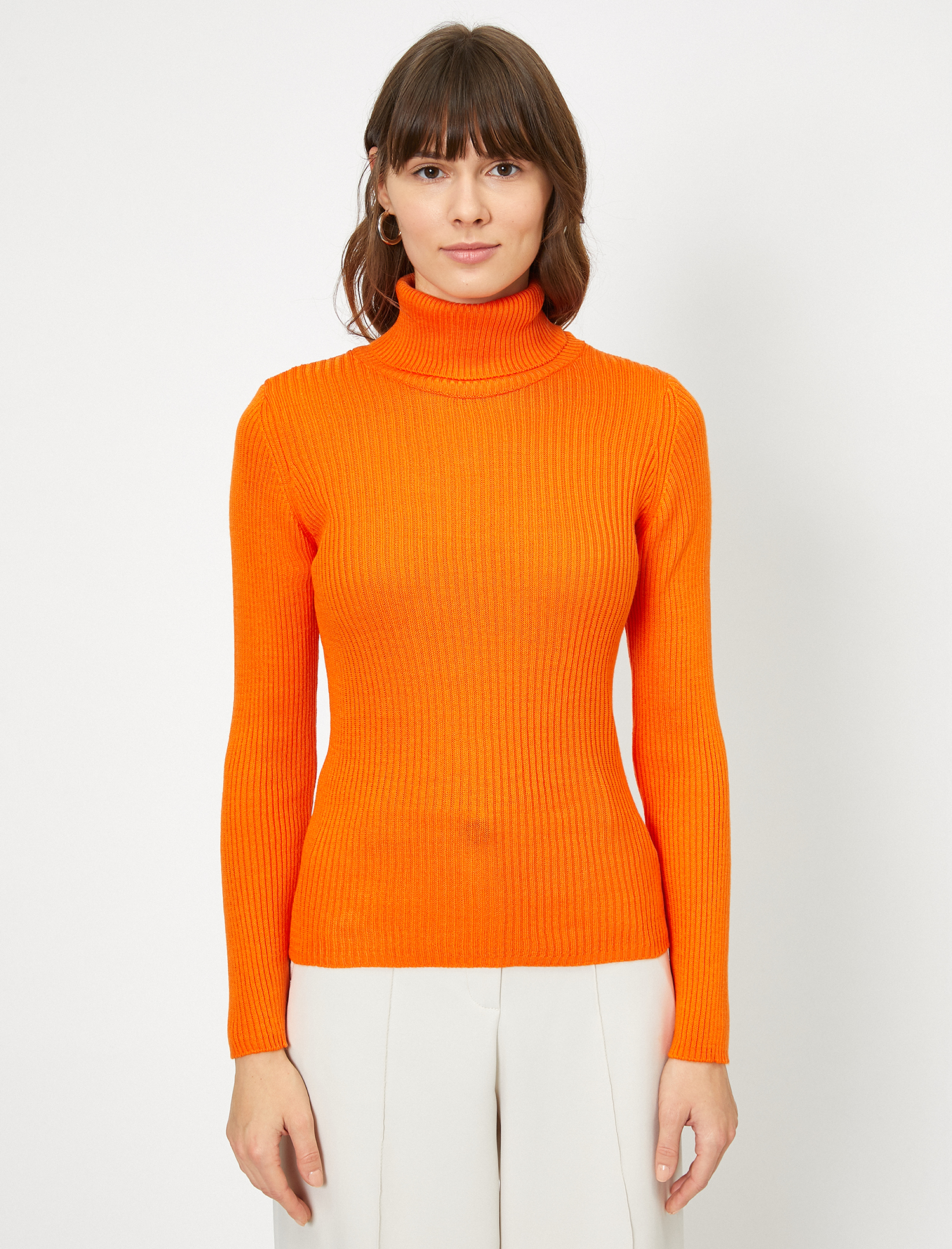   Boğazlı Triko Kazak