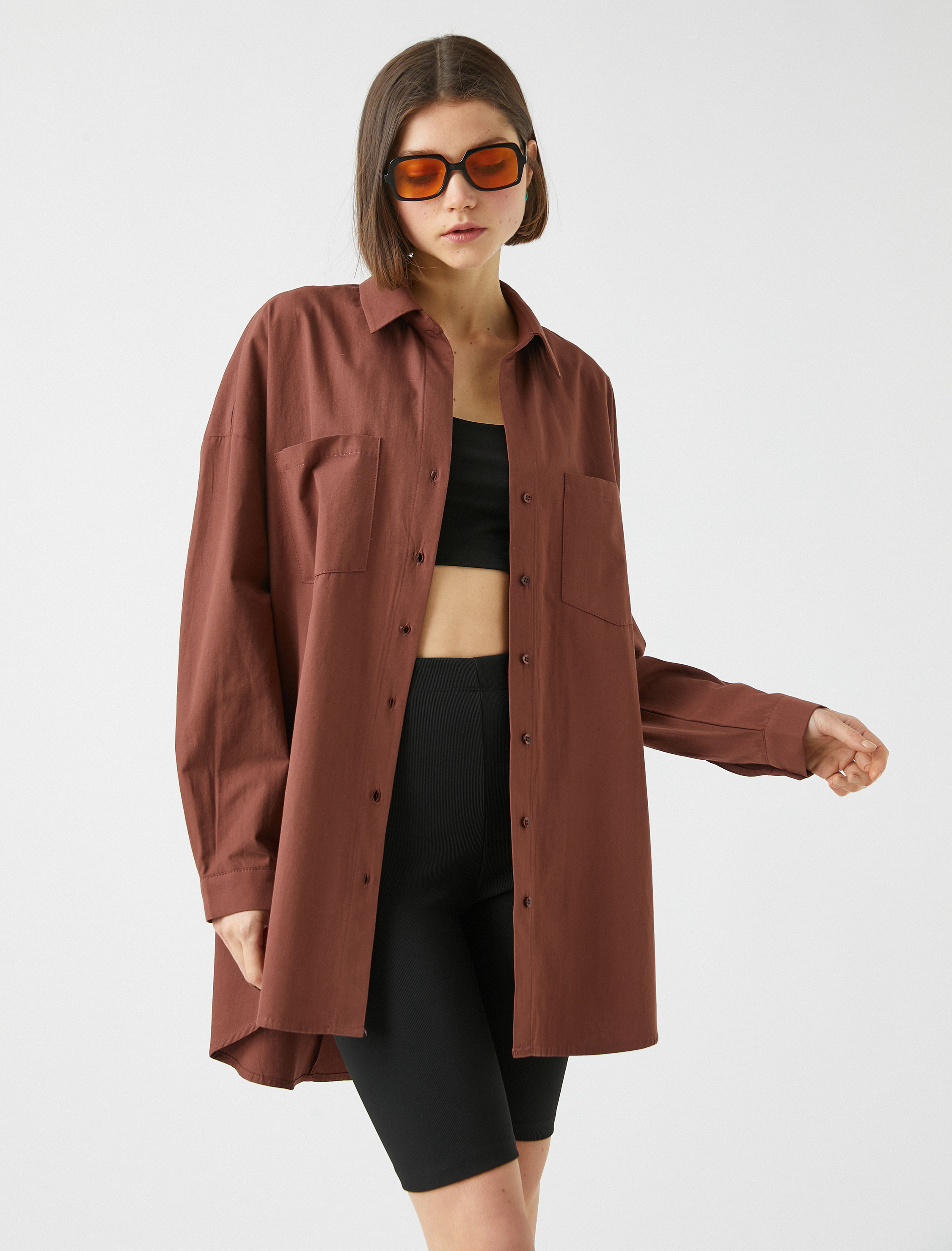   Oversize Poplin Gömlek