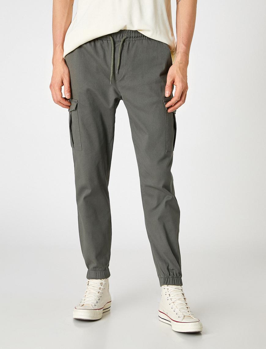  Tapered Fit Jogger Kargo Pantolon