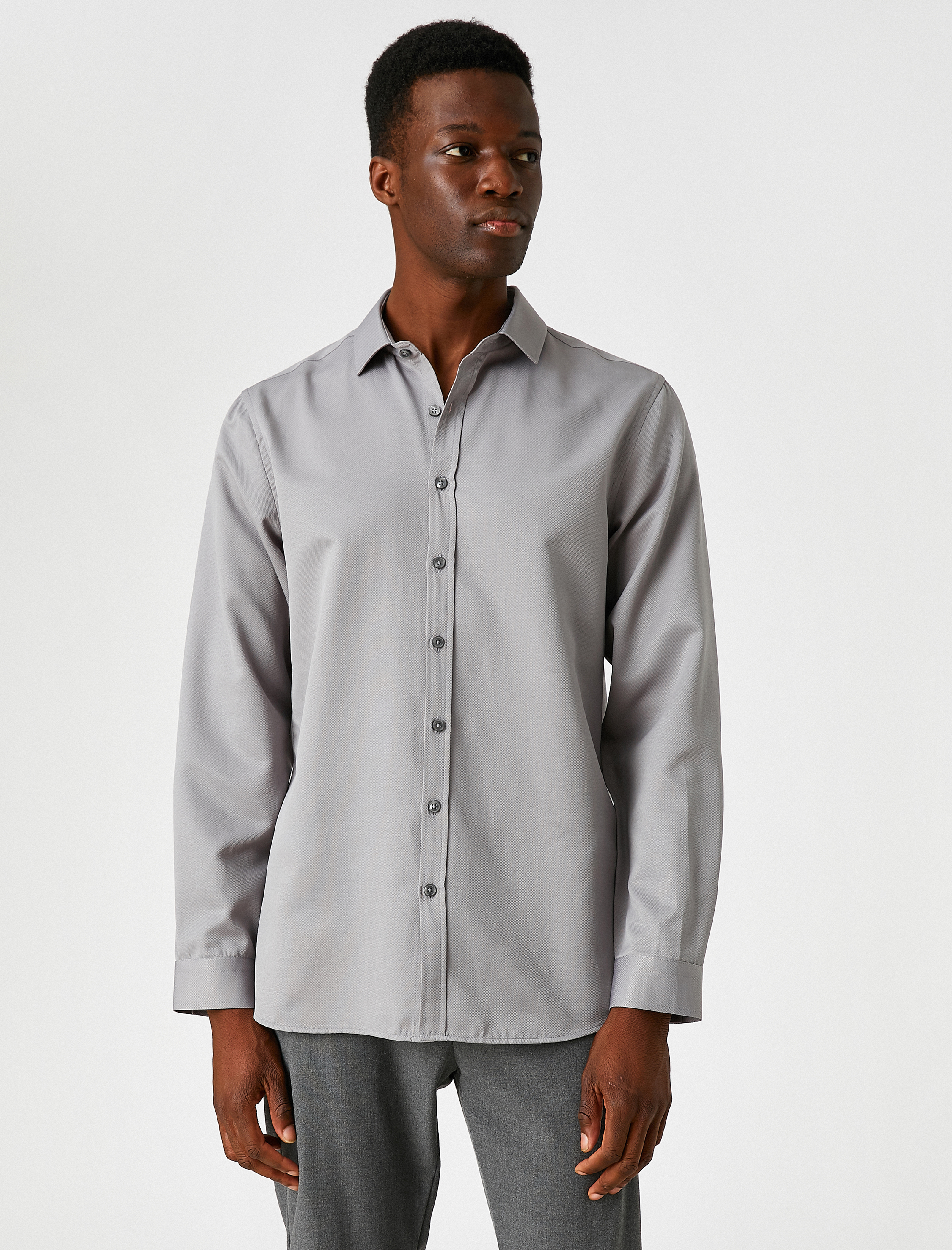   Spor Gömlek Slim Fit Non Iron