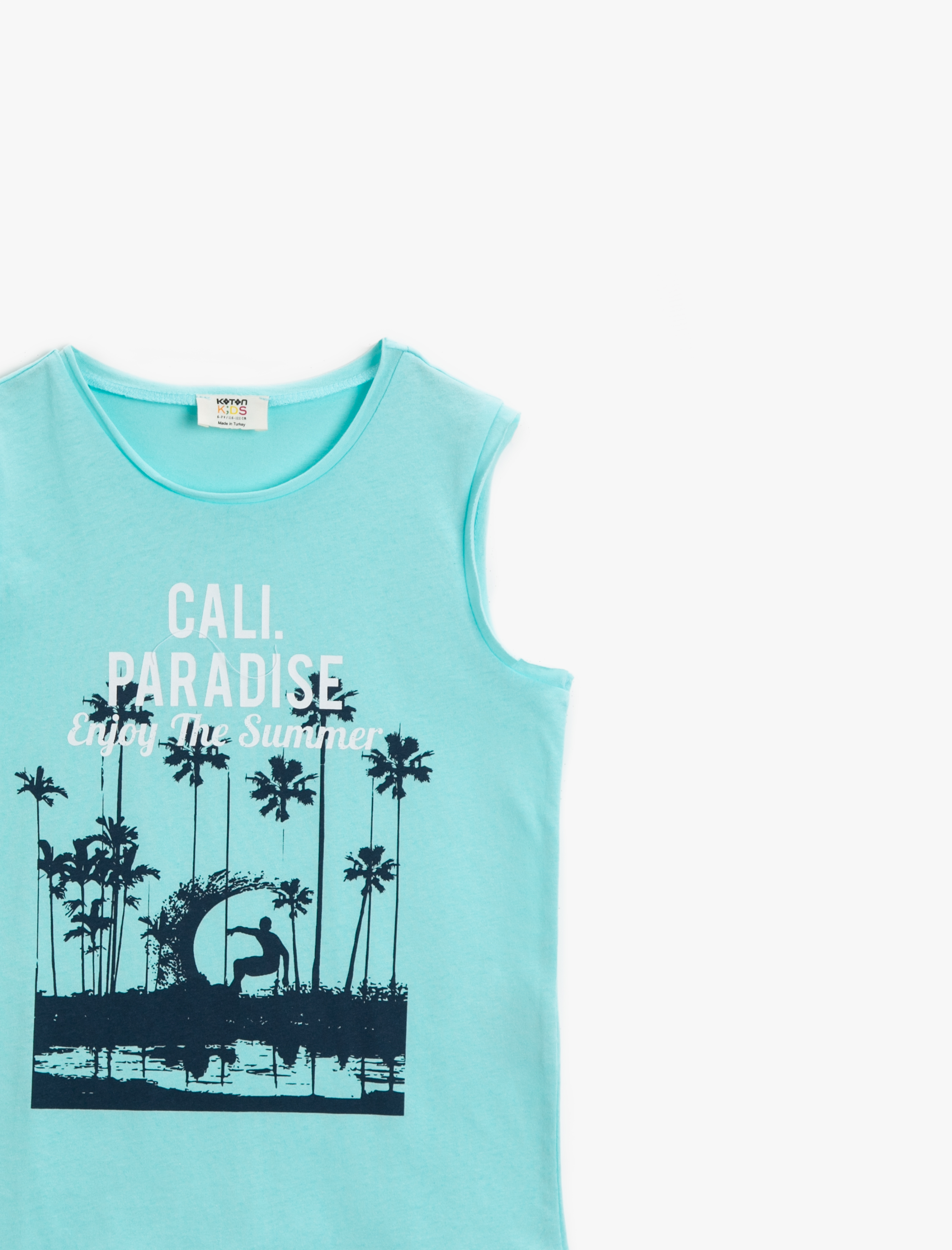  Erkek Çocuk Baskılı Atlet Pamuklu