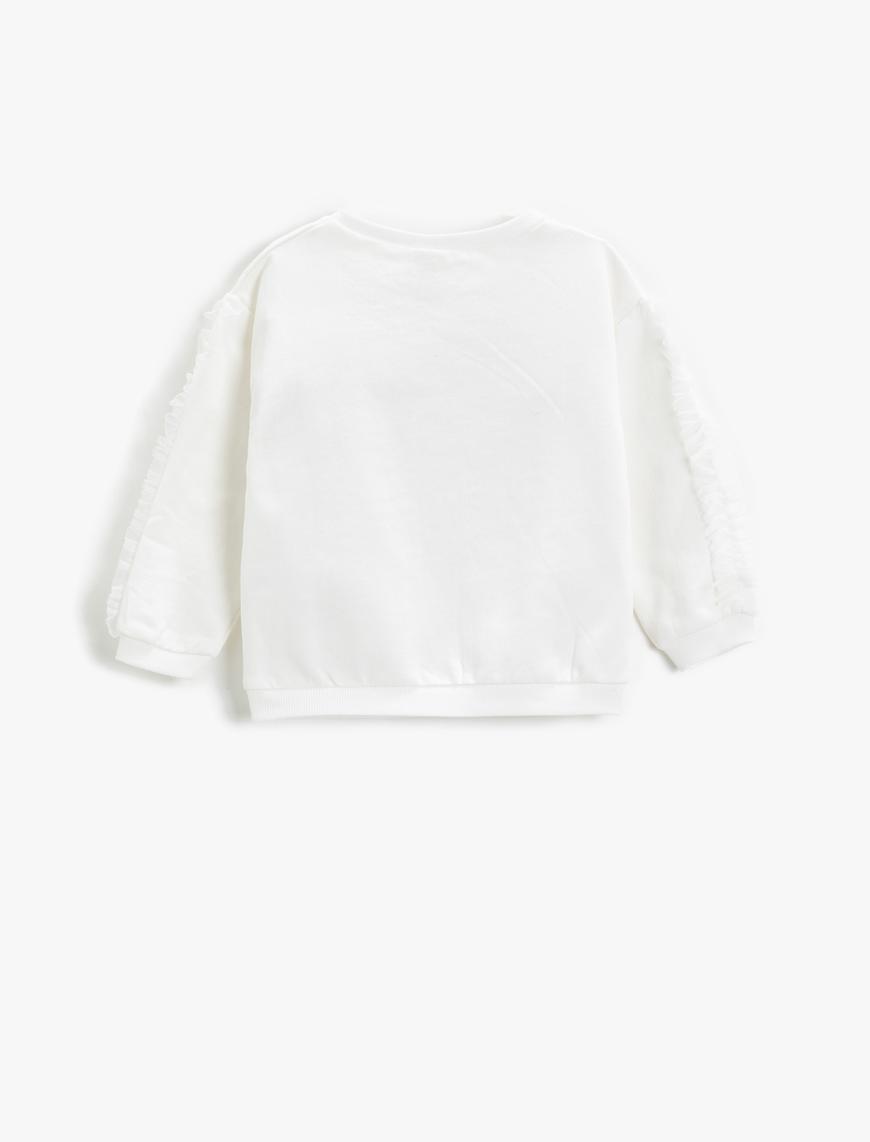  Kız Bebek Hediye Paketi Baskılı Sweatshirt Pamuklu