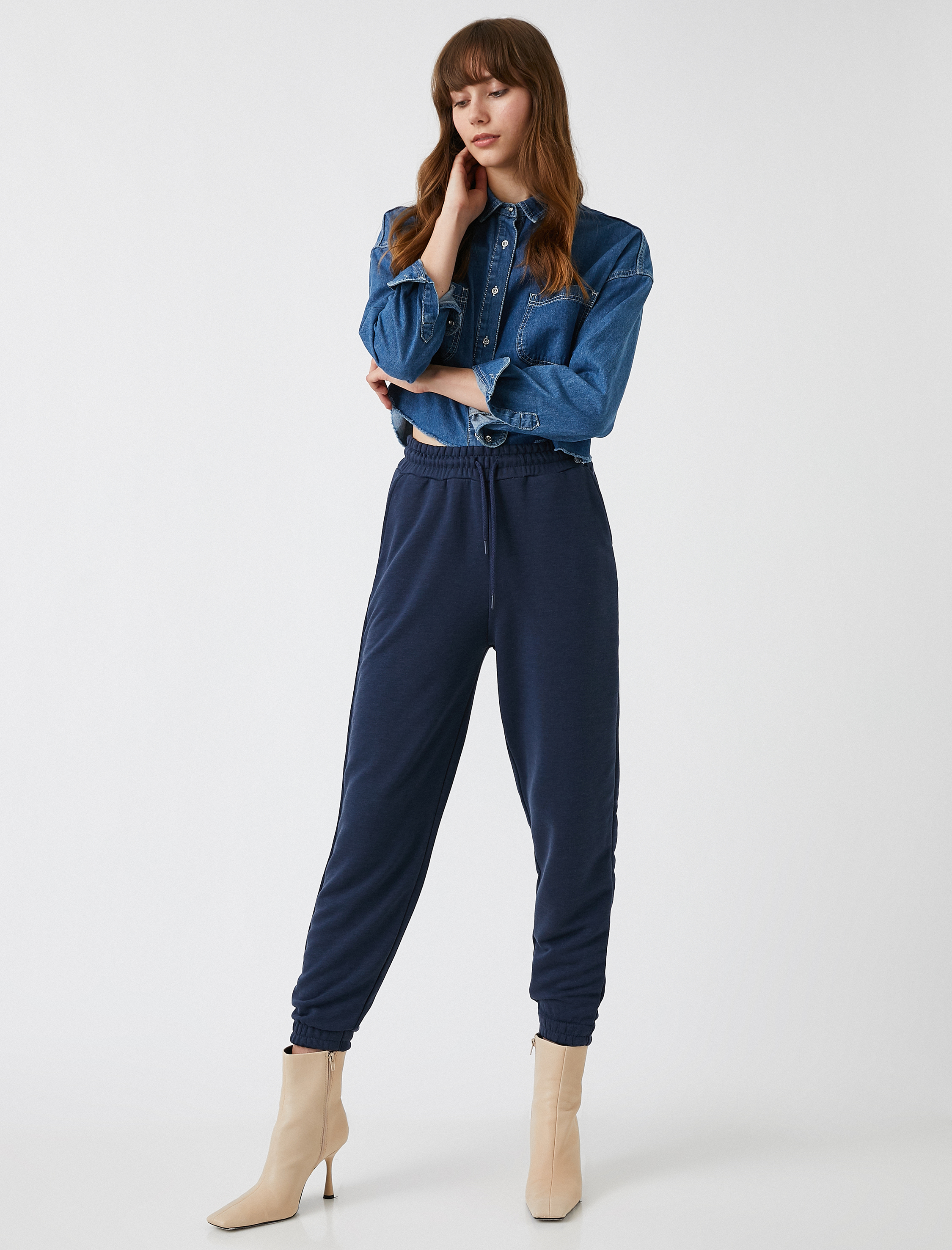   Jogger Eşofman Altı Belden Bağlamalı