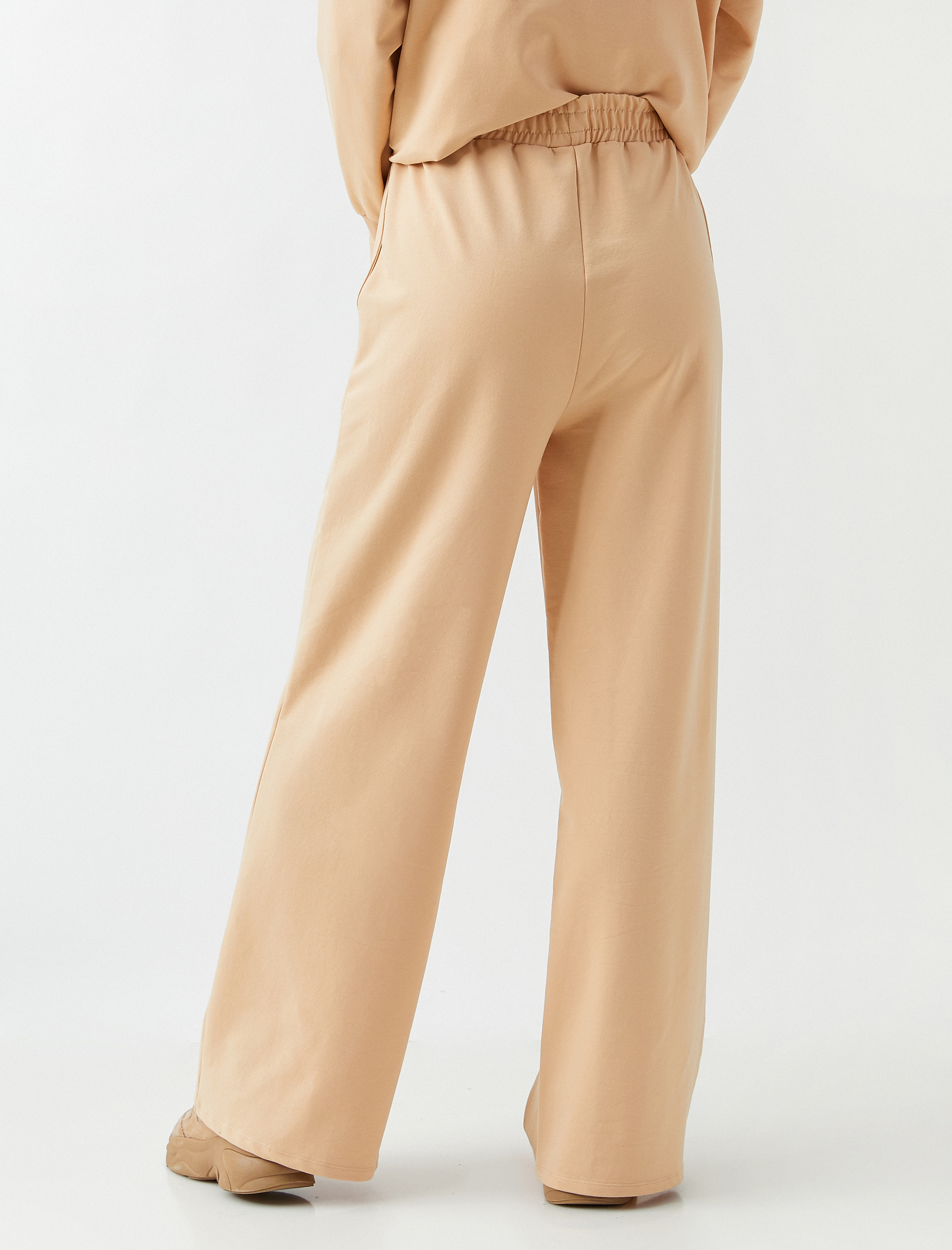 Geniş Paça Eşofman Altı Pamuklu