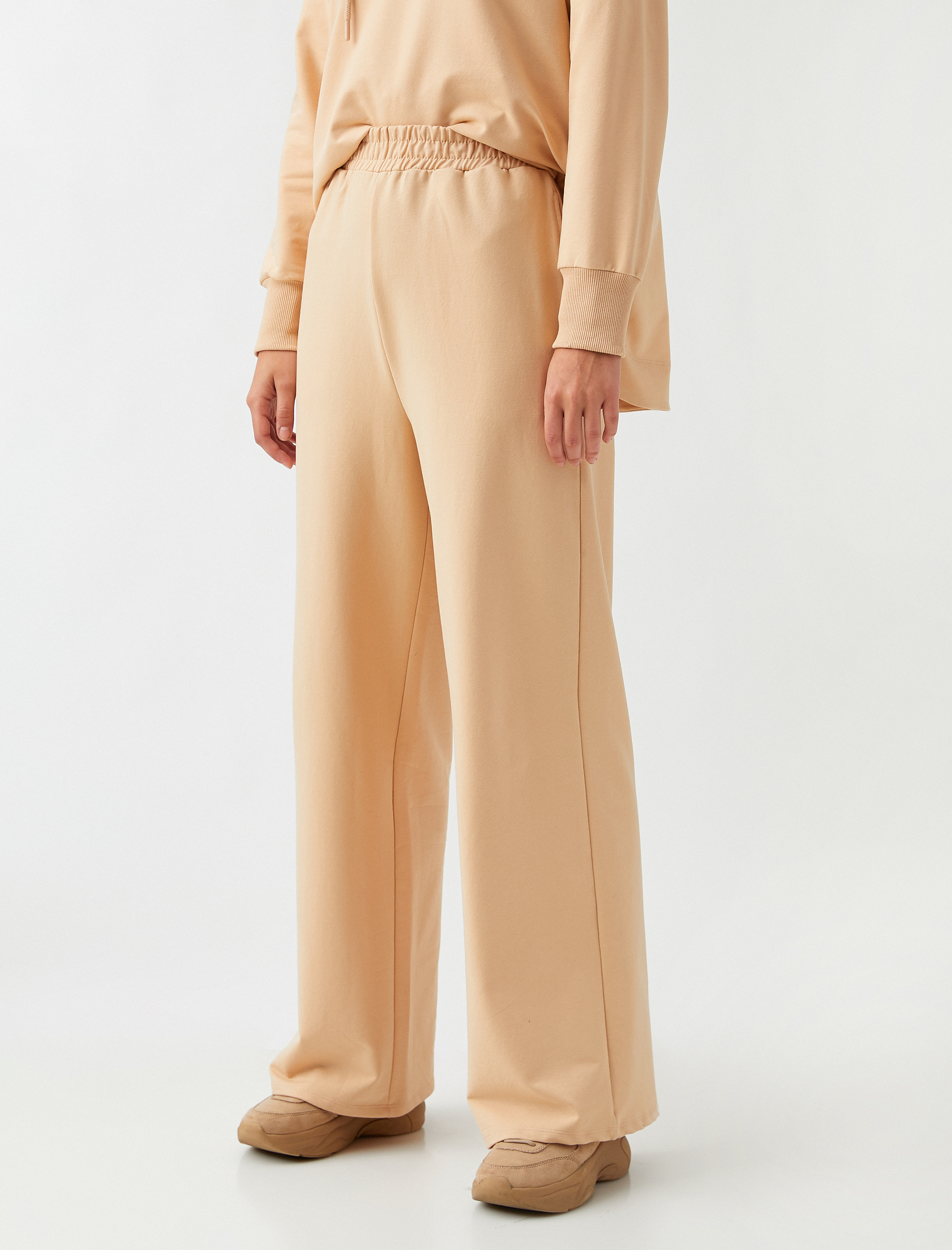 Geniş Paça Eşofman Altı Pamuklu