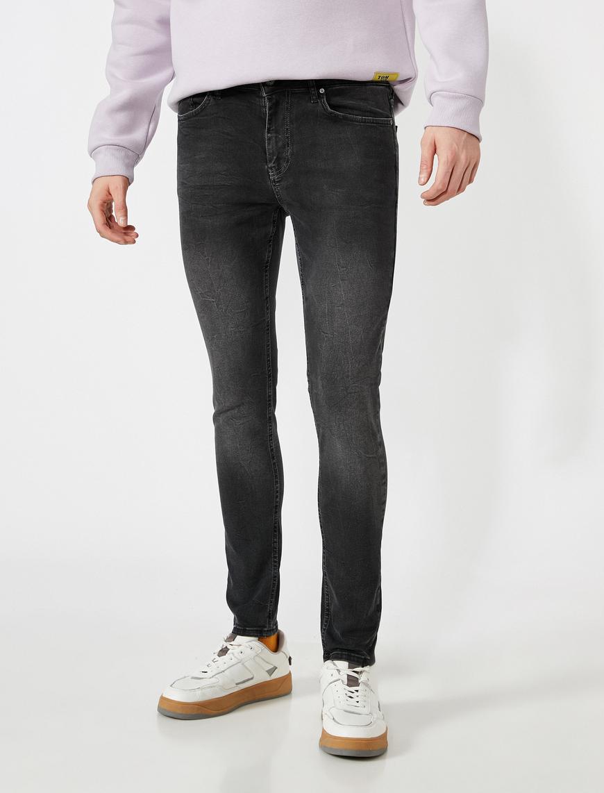   Skinny Fit Kot Pantolon - Micheal Jean