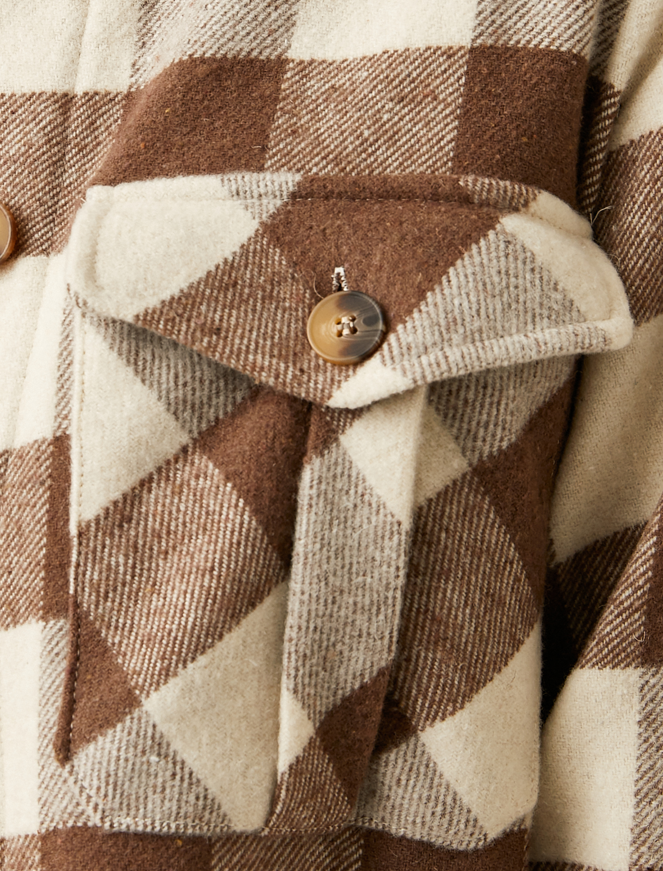   Kareli Oversize Gömlek Ceket