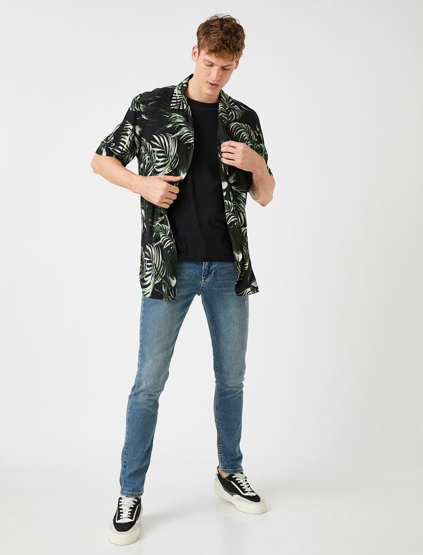  Skinny Fit Kot Pantolon - Michael Jean