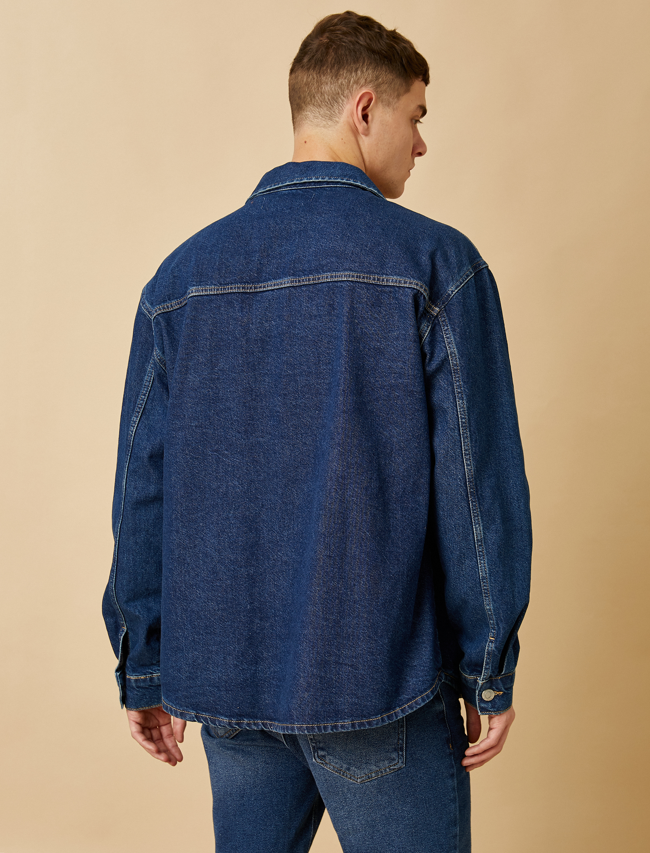   Kot Gömlek Düğmeli Cep Detaylı